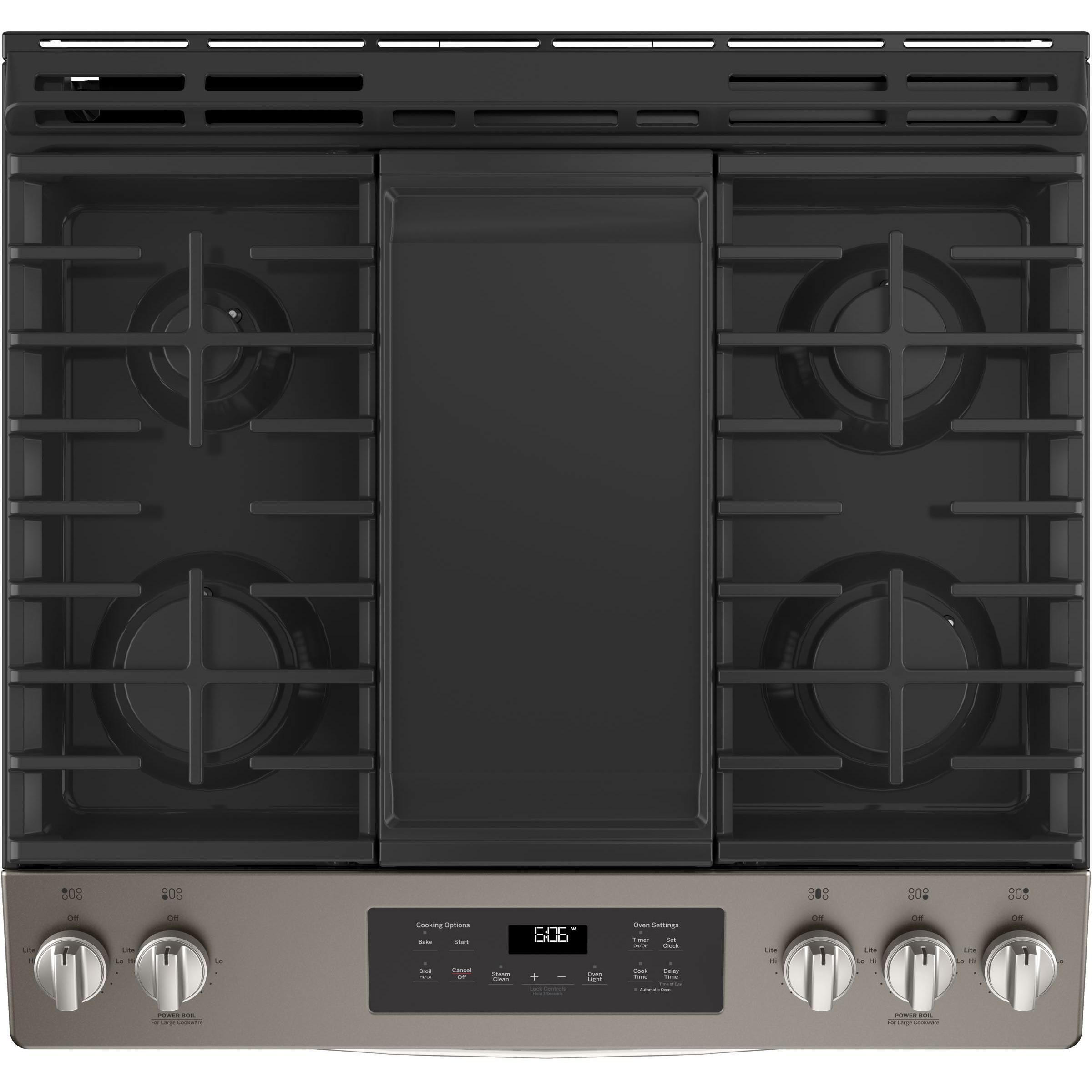 GE 30-inch Slide-In Gas Range JGSS66EELES