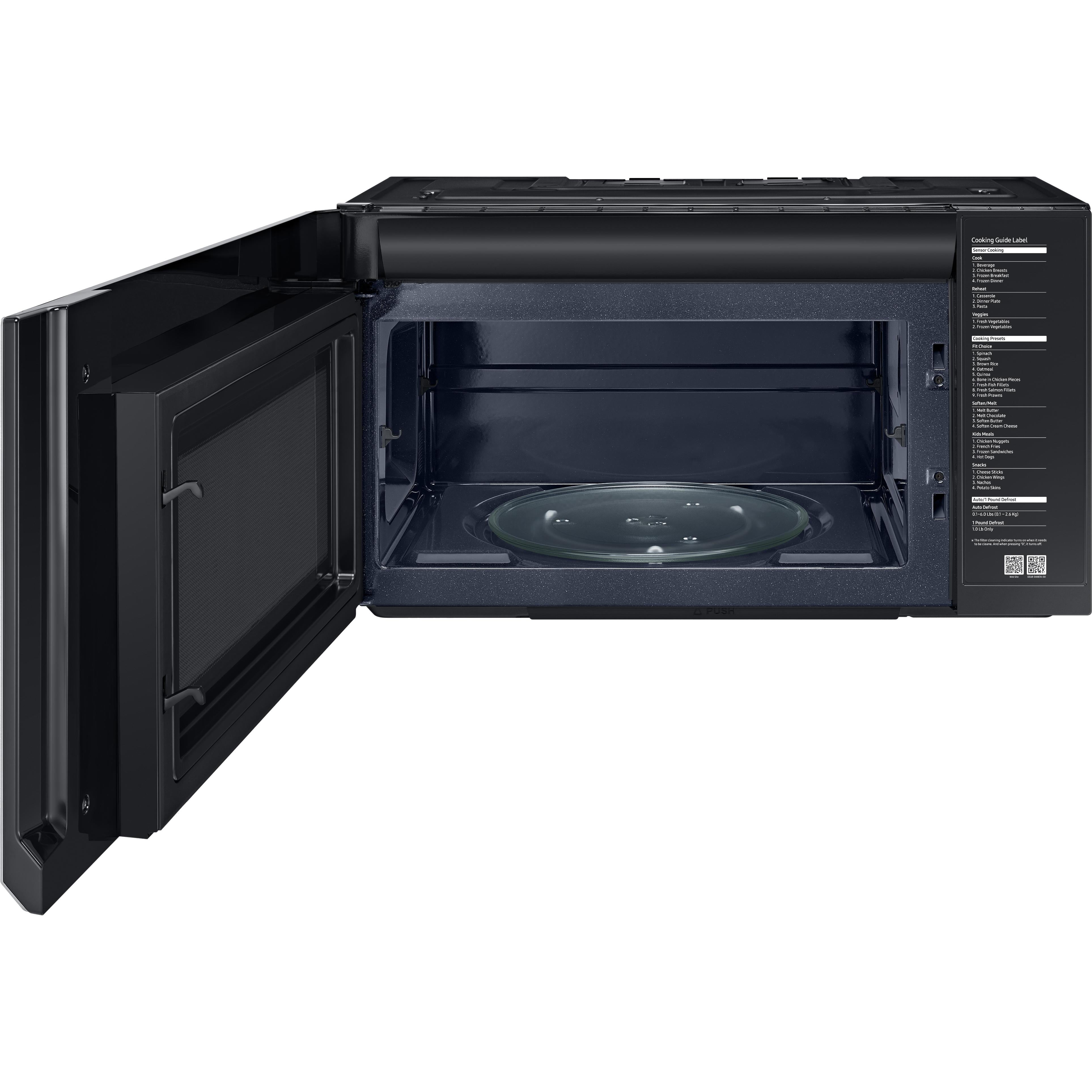 Samsung 30-inch, 2.1 cu.ft. Over-the-Range Microwave Oven with Ventilation System ME21M706BAS/AA