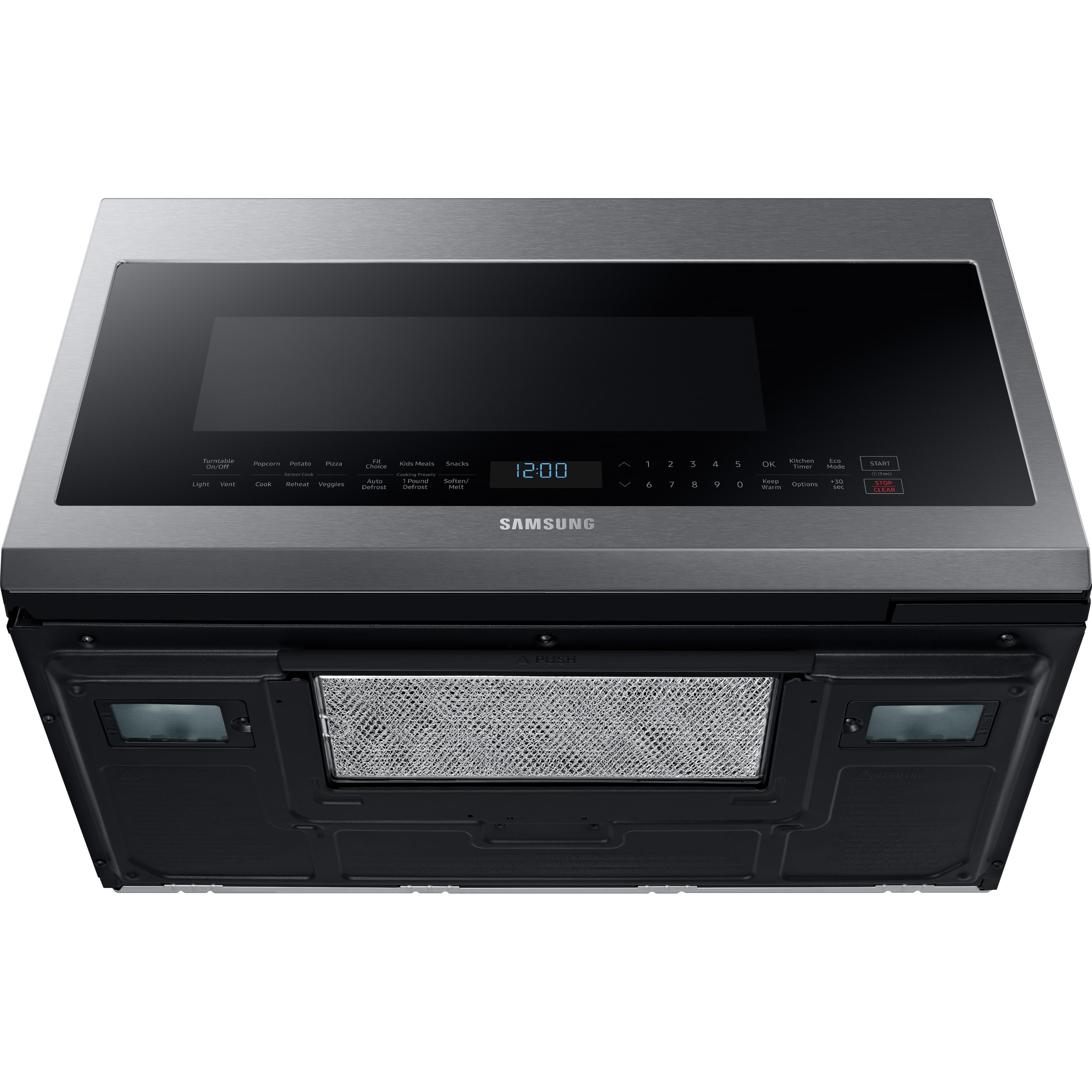 Samsung 30-inch, 2.1 cu.ft. Over-the-Range Microwave Oven with Ventilation System ME21M706BAS/AA
