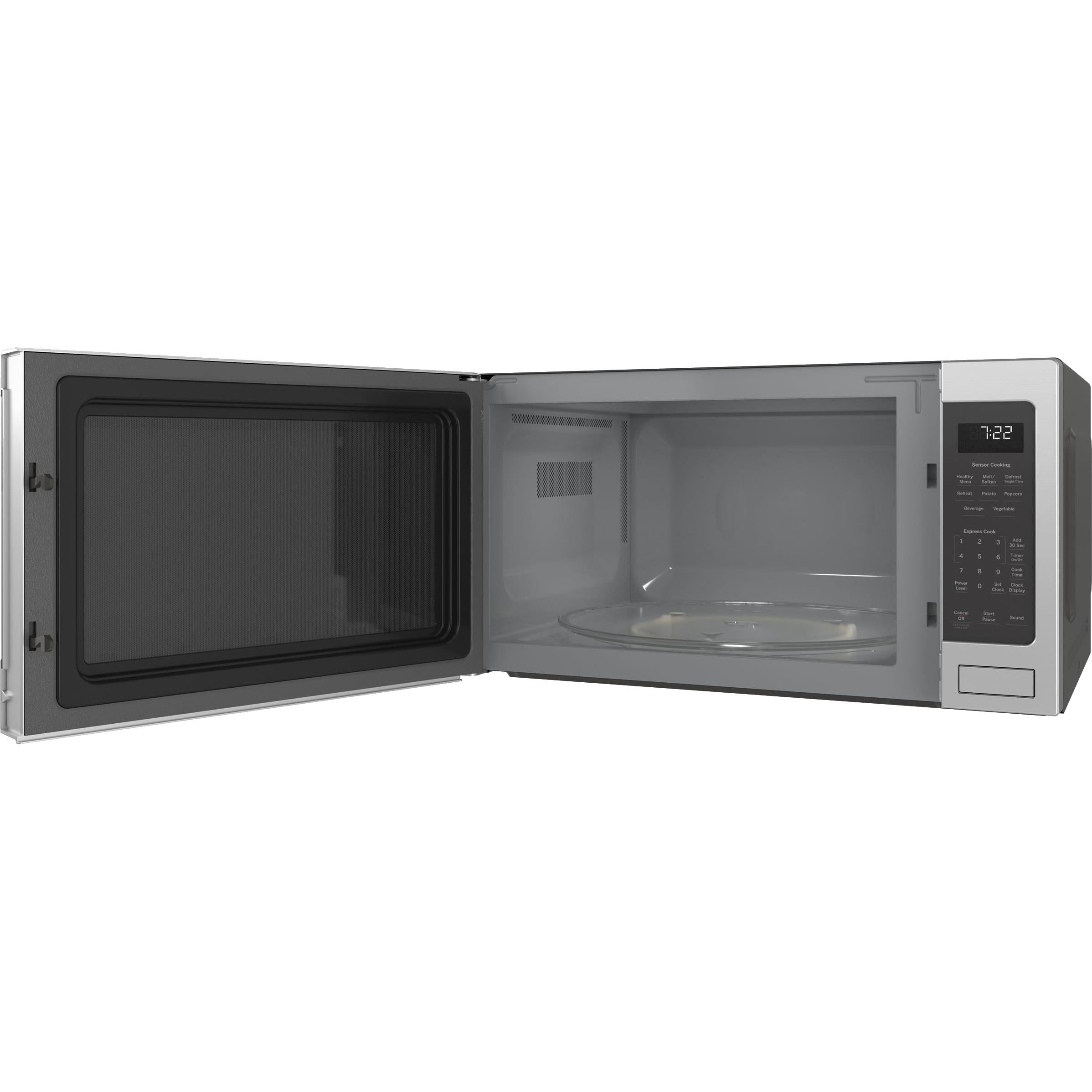 GE Profile 24-inch, 2.2 cu.ft. Countertop Microwave Oven with Sensor Cooking PES7227SLSS