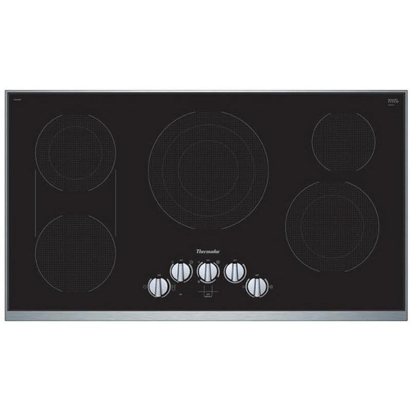 Thermador 36-inch Built-In Electric Cooktop CEM366TB
