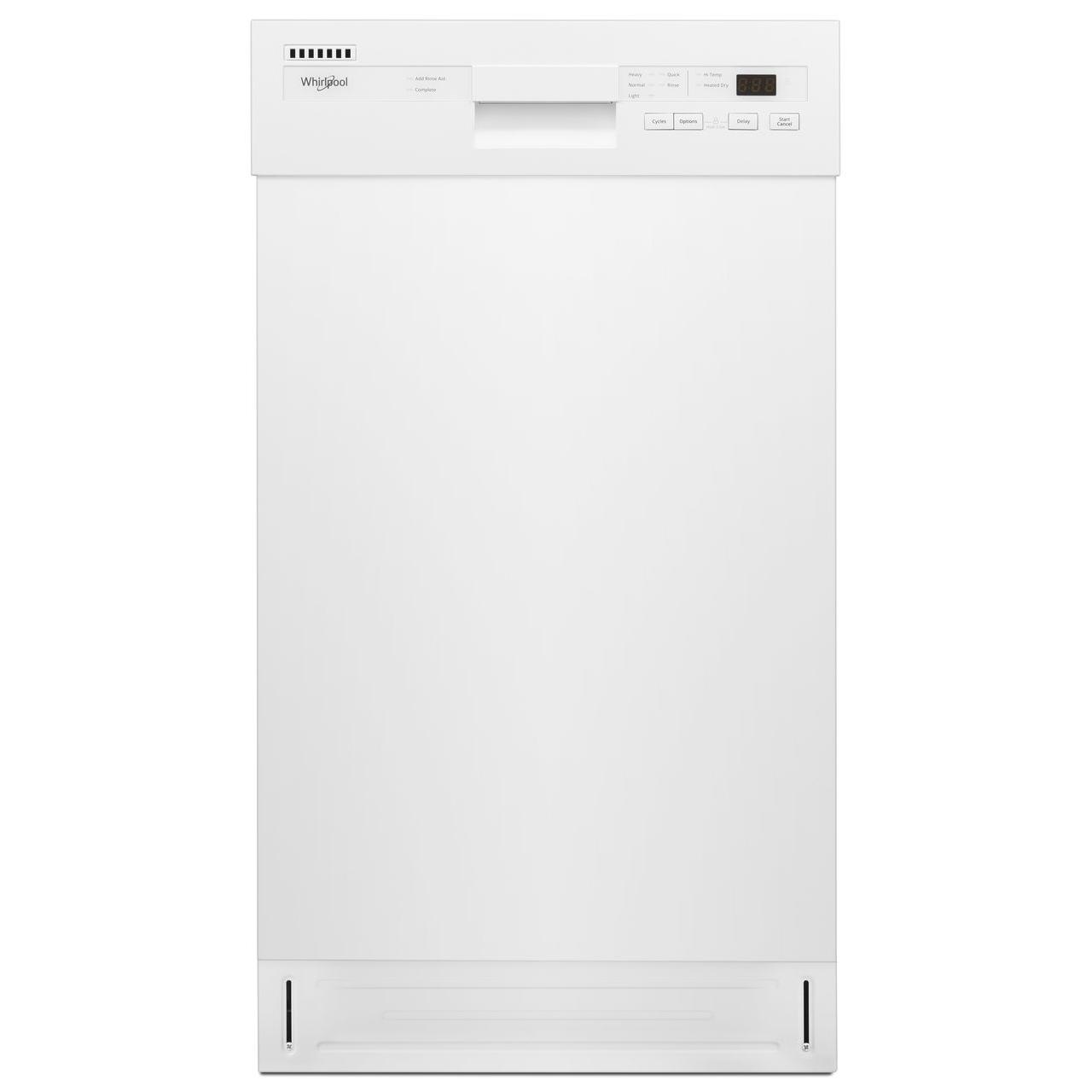 Whirlpool 18-inch Built-in Dishwasher with Stainless Steel Tub WDF518SAHW