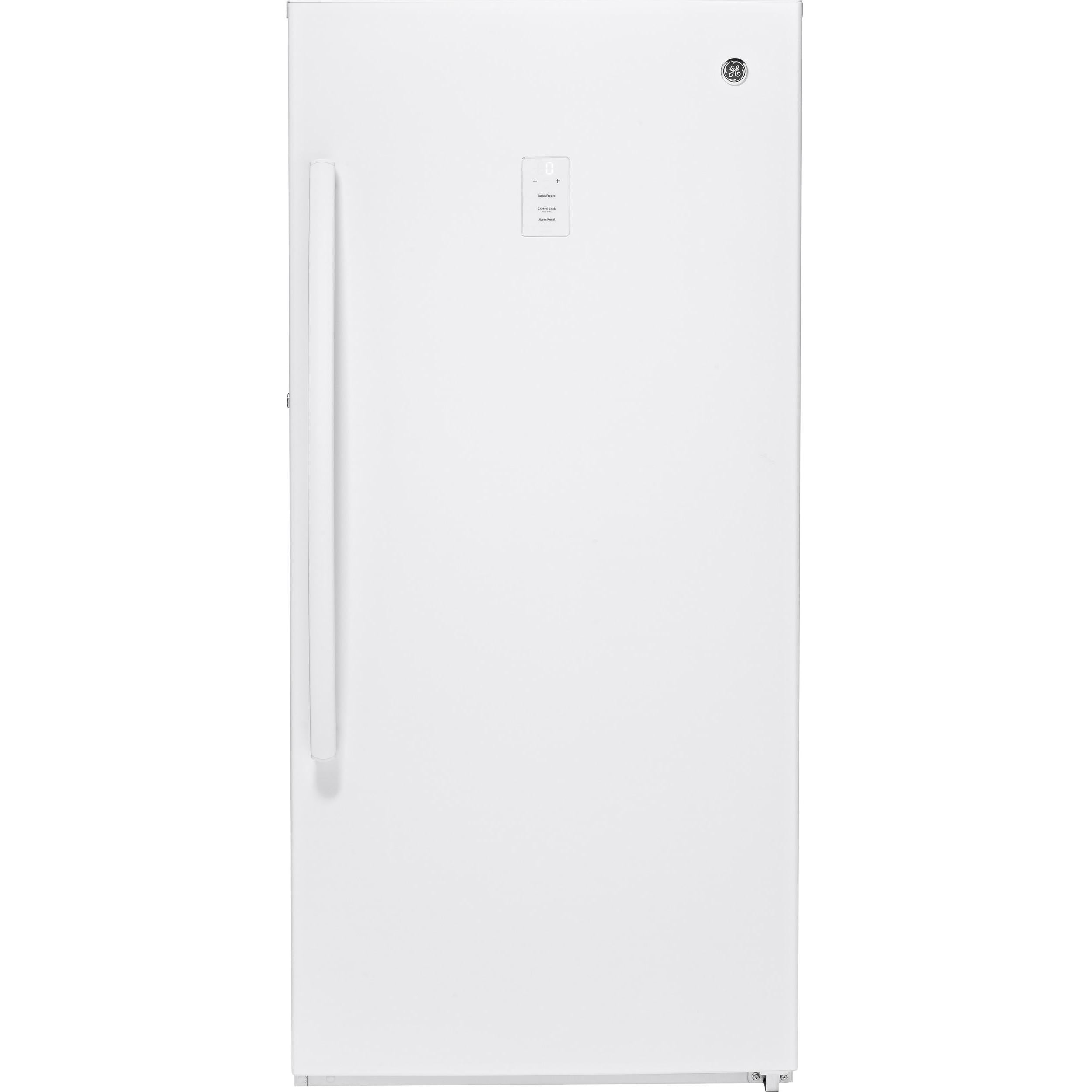 GE 14.1 cu.ft. Upright Freezer with Turbo Freeze FUF14SMRWW