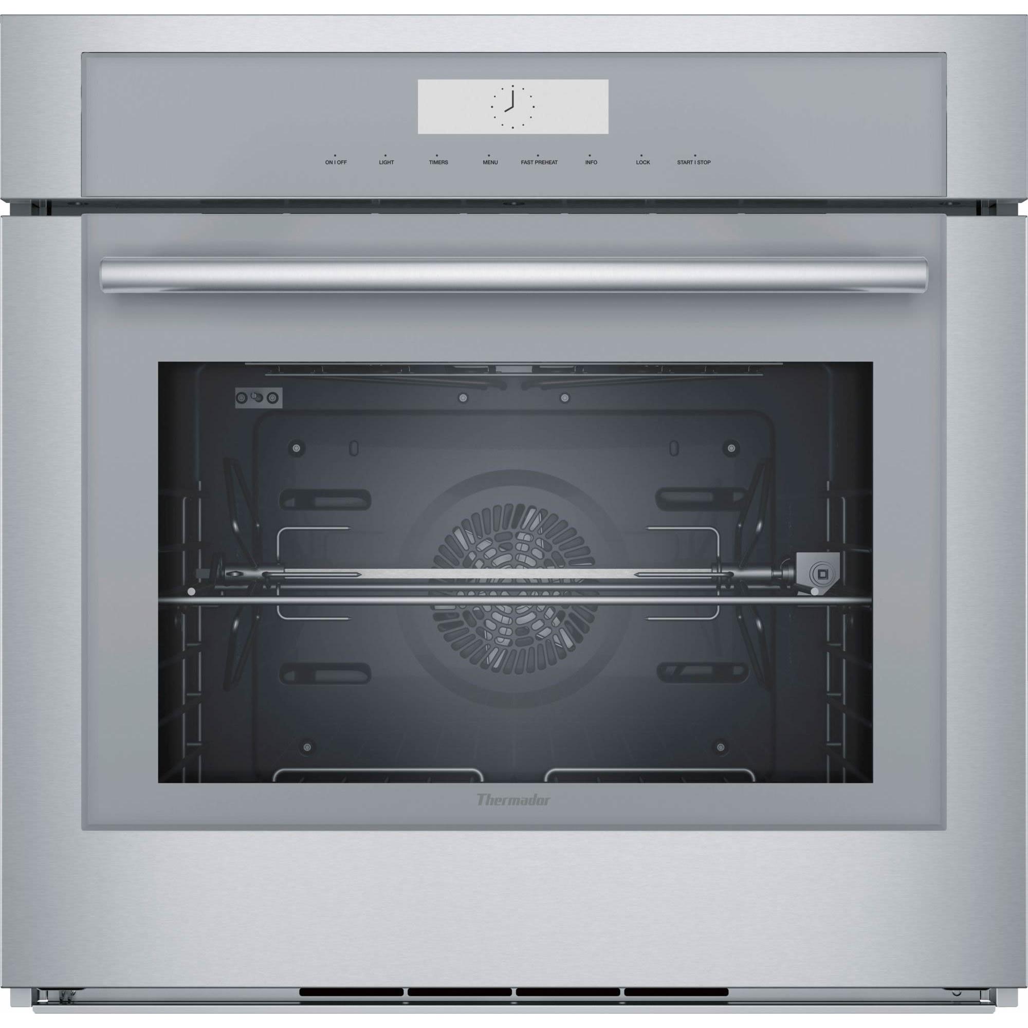 Thermador 30-inch, 4.5 cu.ft. Built-in Single Wall Oven with Home Connect MED301WS