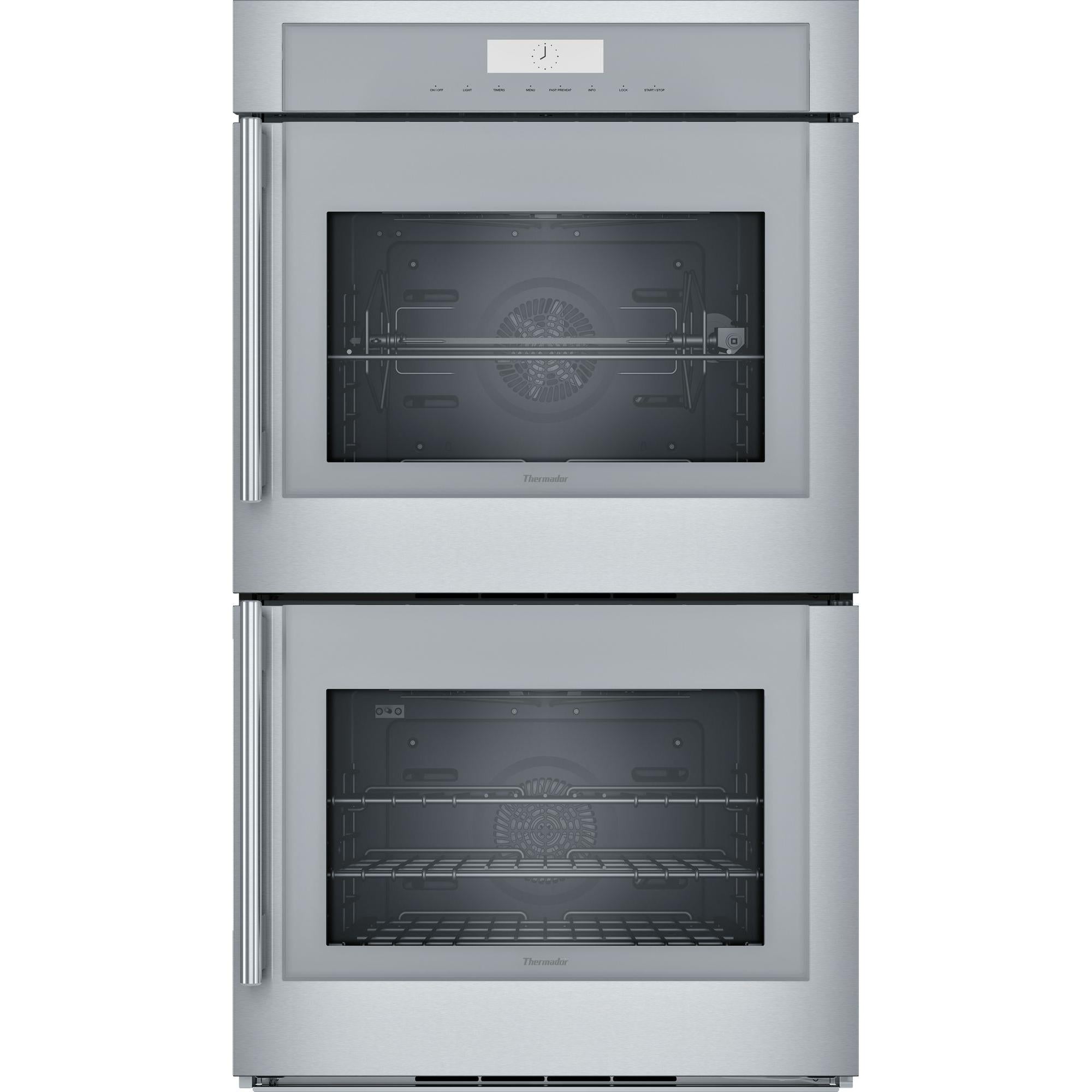 Thermador 30-inch, 9.0 cu.ft. Built-in Double Wall Oven with Home Connect MED302RWS