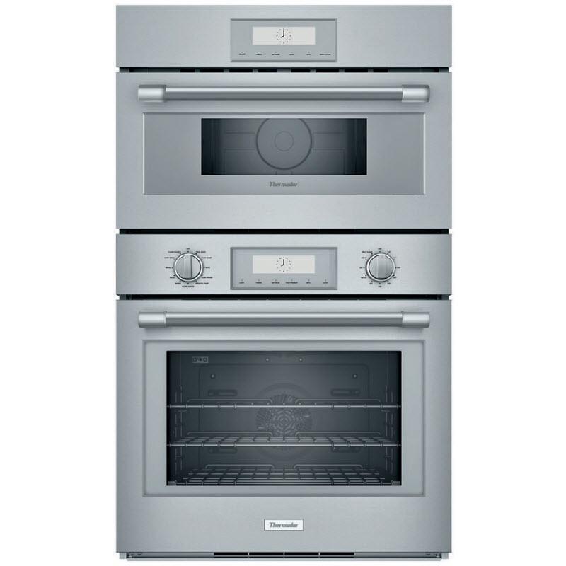 Thermador 30-inch, 6.1 cu.ft. Built-in Combination Wall Oven with Microwave Oven POM301W
