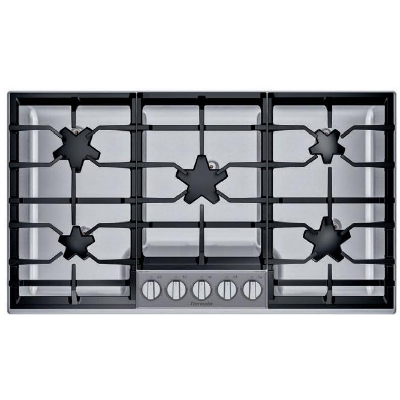 Thermador 36-inch Built-in Gas Cooktop with Patented Star? Burners SGSXP365TS