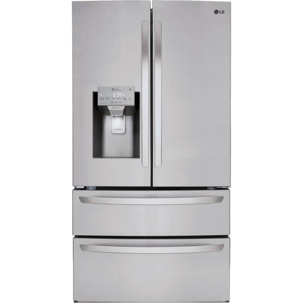 LG 36-inch, 26.1 cu. ft. Freestanding Side-by-Side Refrigerator with D