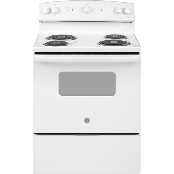 GE 30-inch Freestanding Electric Range with Convection JB655YKFS