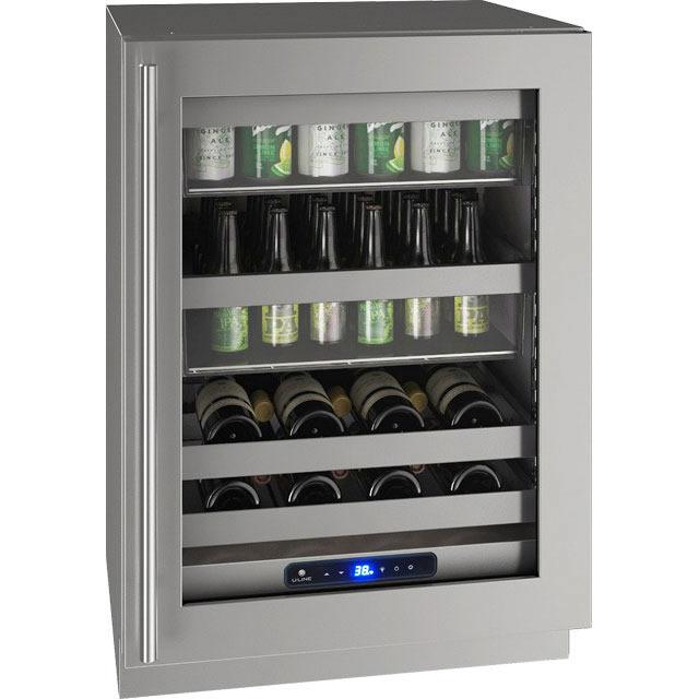 U-Line 5.2 cu. ft. Freestanding Beverage Center UHBV524-SG01A