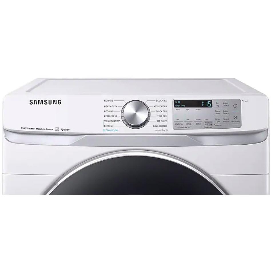 Samsung 7.5 cu.ft. Gas Dryer with Steam Sanitize+ DVG45R6300W/A3