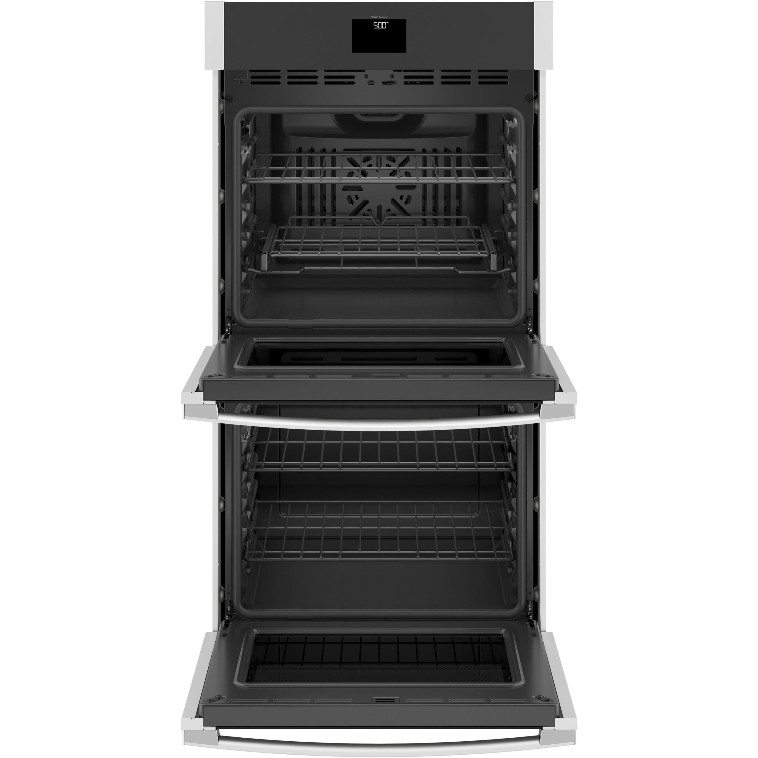 GE 27-inch, 8.6 cu.ft. Built-in Double Wall Oven with True European Convection JKD5000SNSS