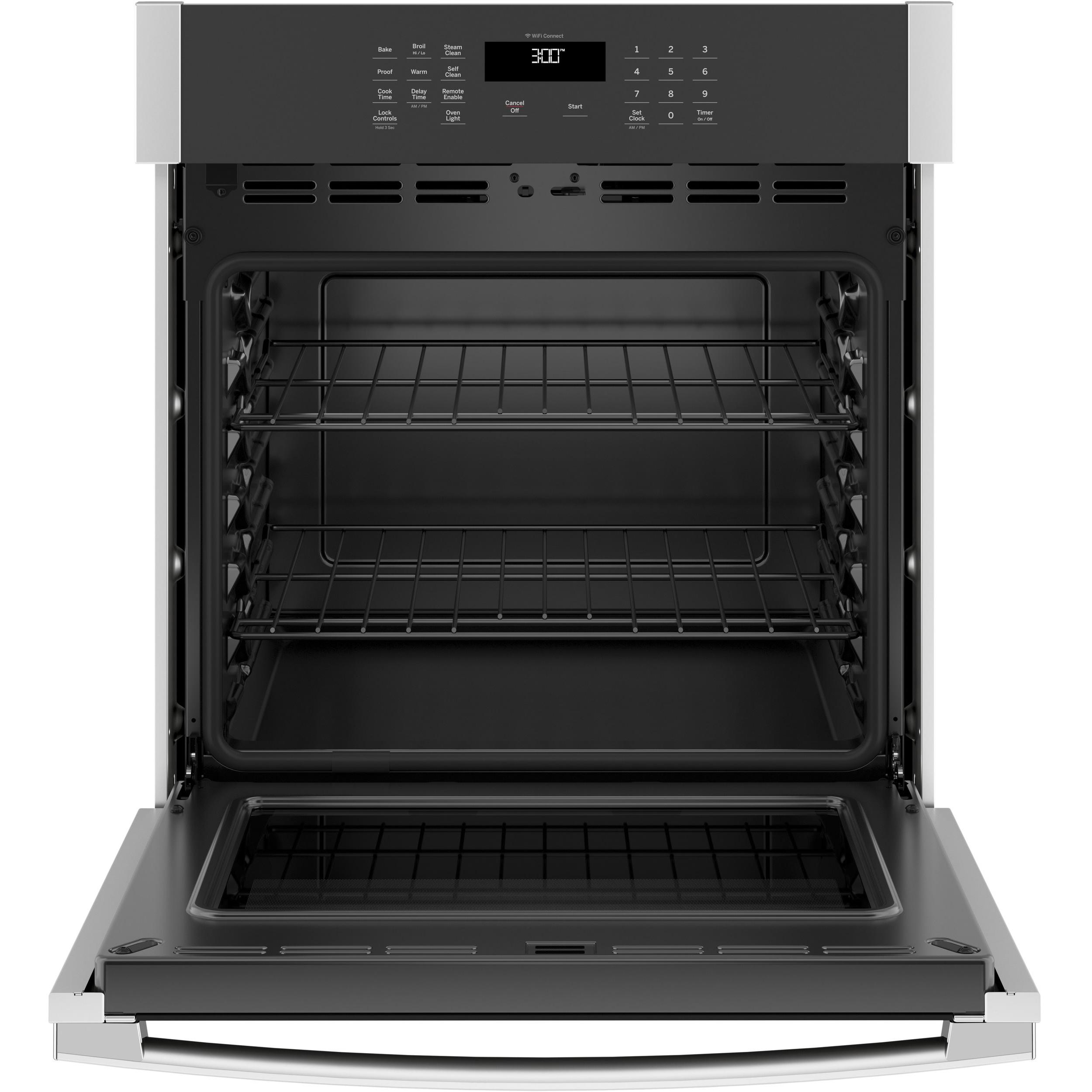 GE 27-inch, 4.3 cu. ft. Built-in Single Wall Oven JKS3000SNSS