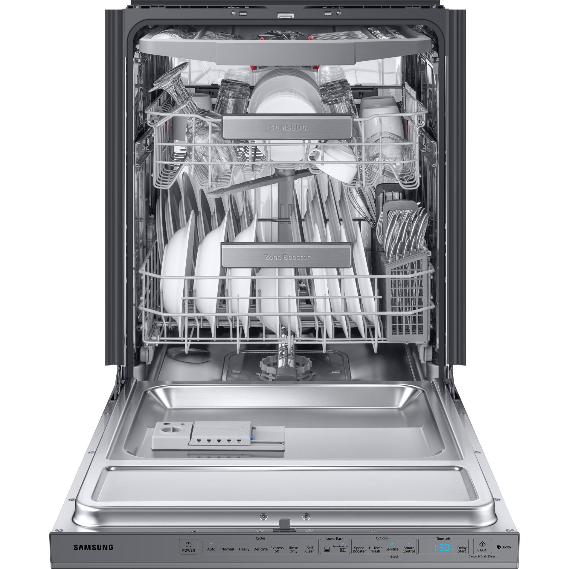 Samsung 24-inch Built-in Dishwasher with AquaBlast? Cleaning System DW80R9950UG/AA