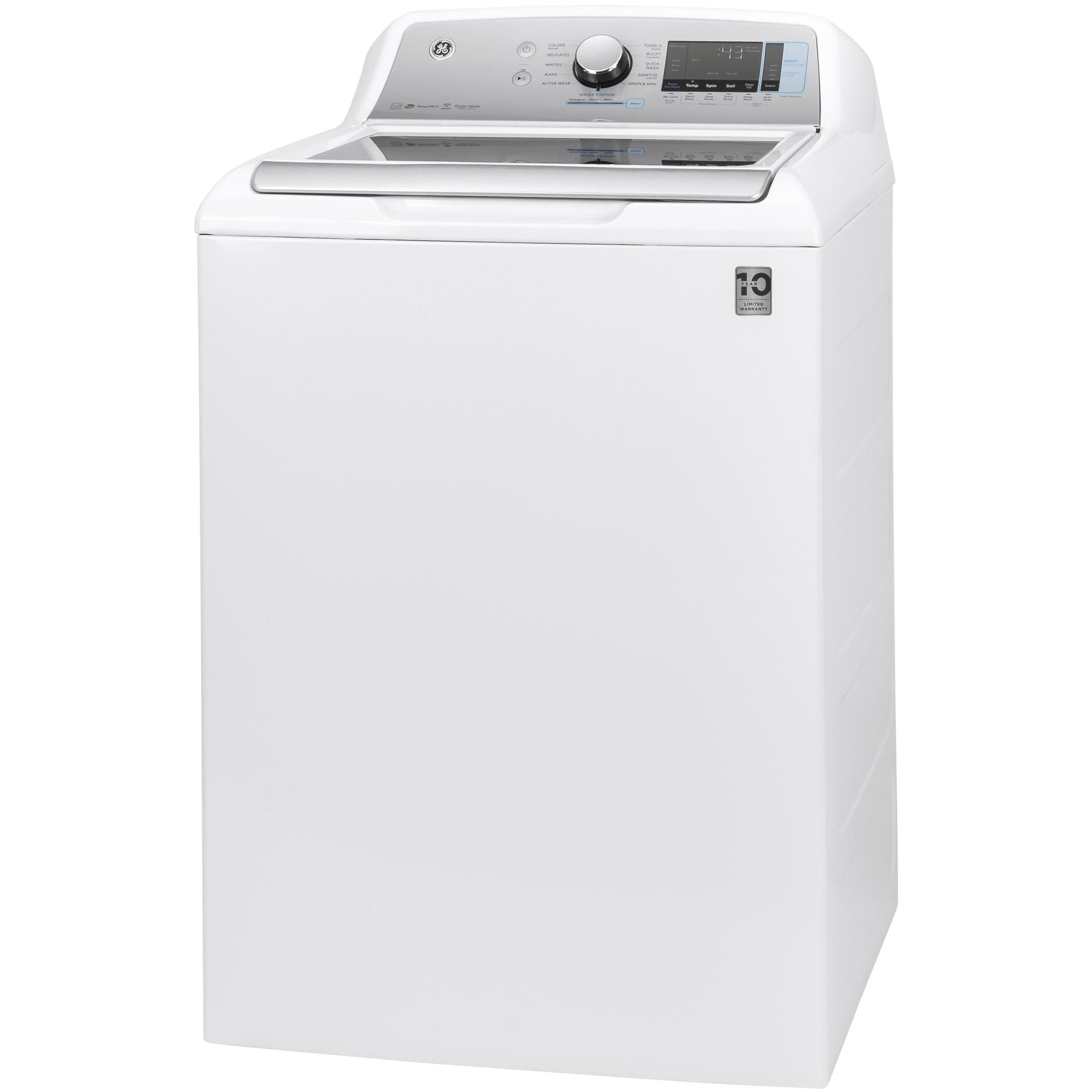 GE 5.0 cu. ft. Top Loading Washer GTW845CSNWS