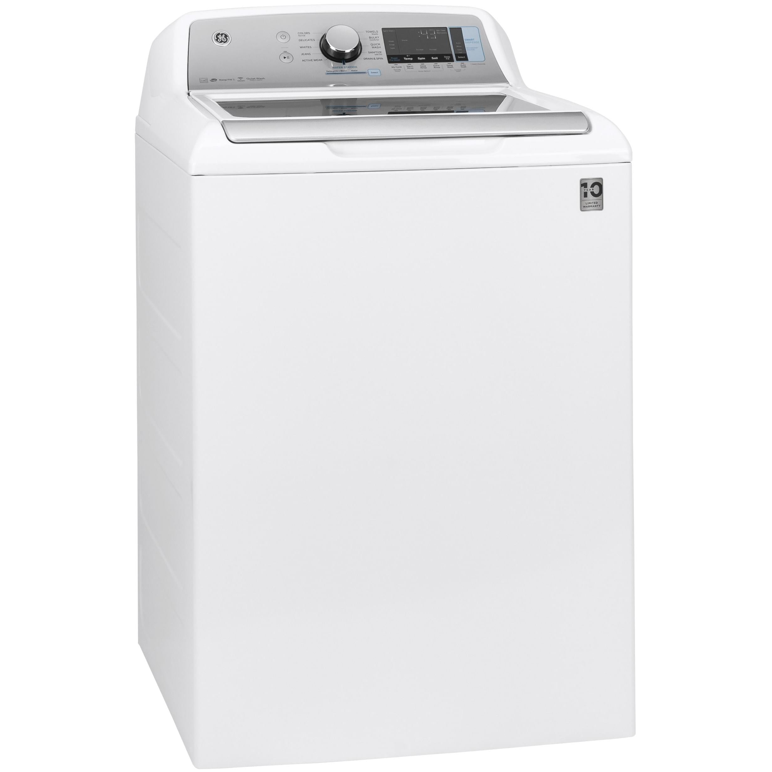 GE 5.0 cu. ft. Top Loading Washer GTW845CSNWS