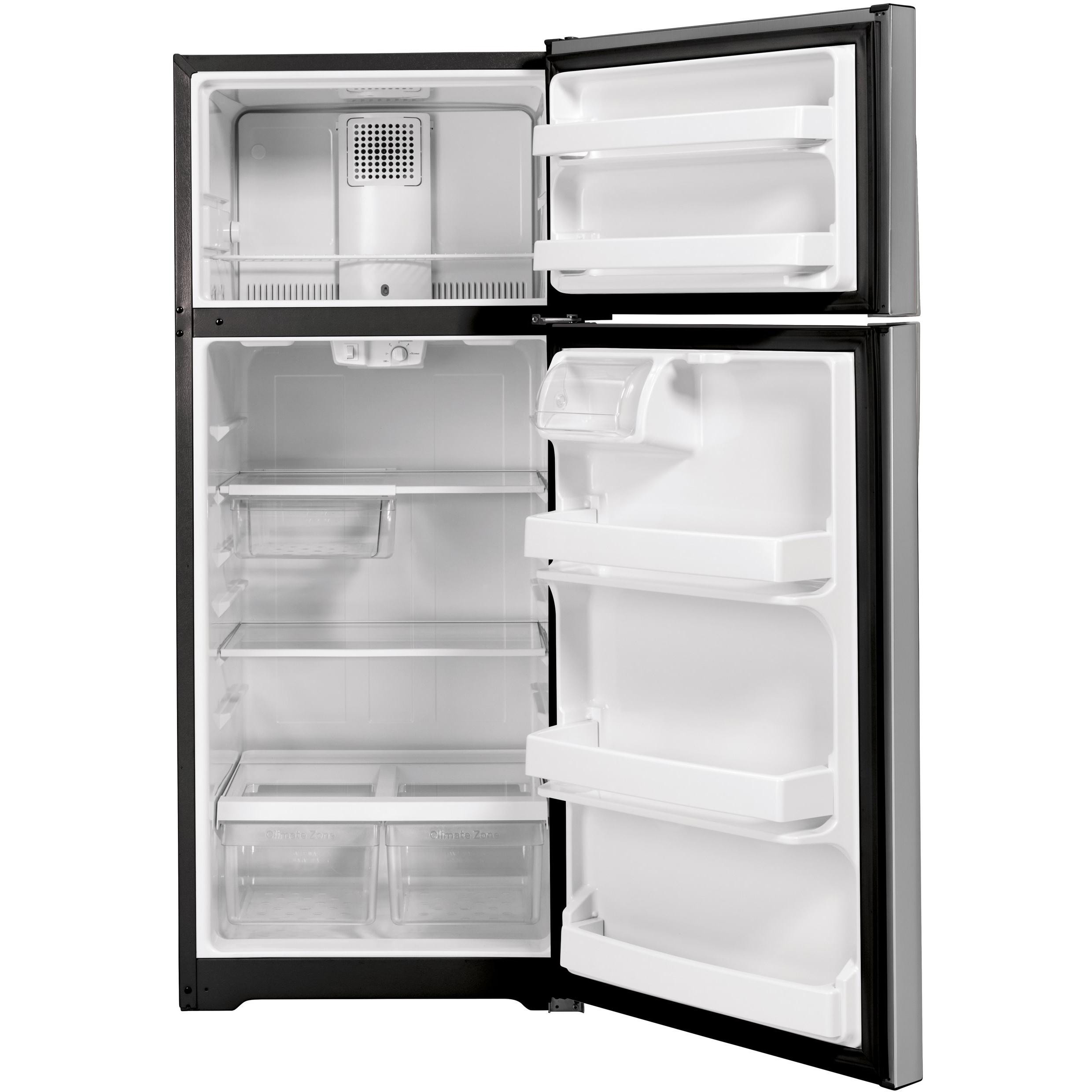 GE 16.6 cu. ft. Top Freezer Refrigerator GTE17GSNRSS