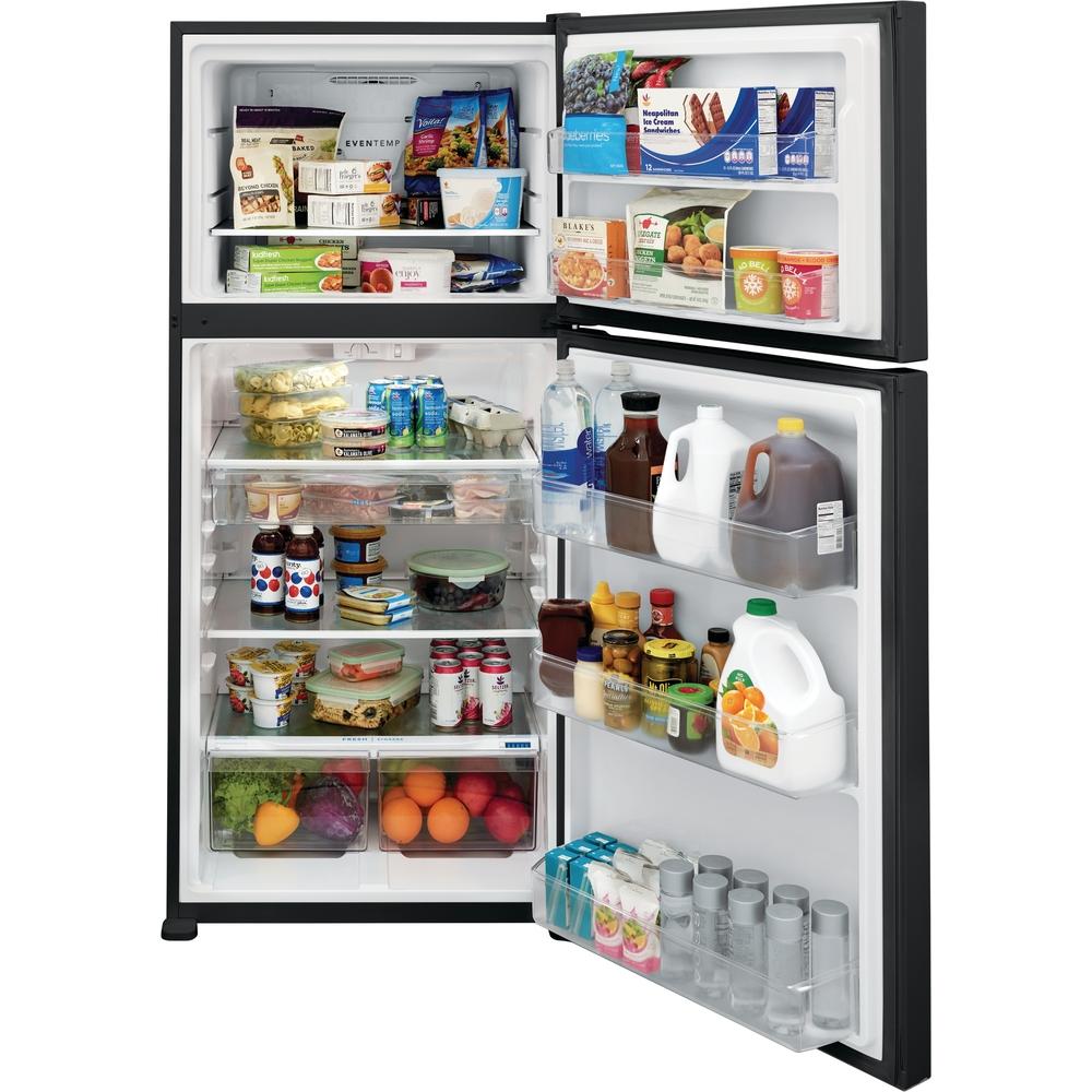 Frigidaire 30-inch, 20 cu.ft. Freestanding Top Freezer Refrigerator FFTR2045VB