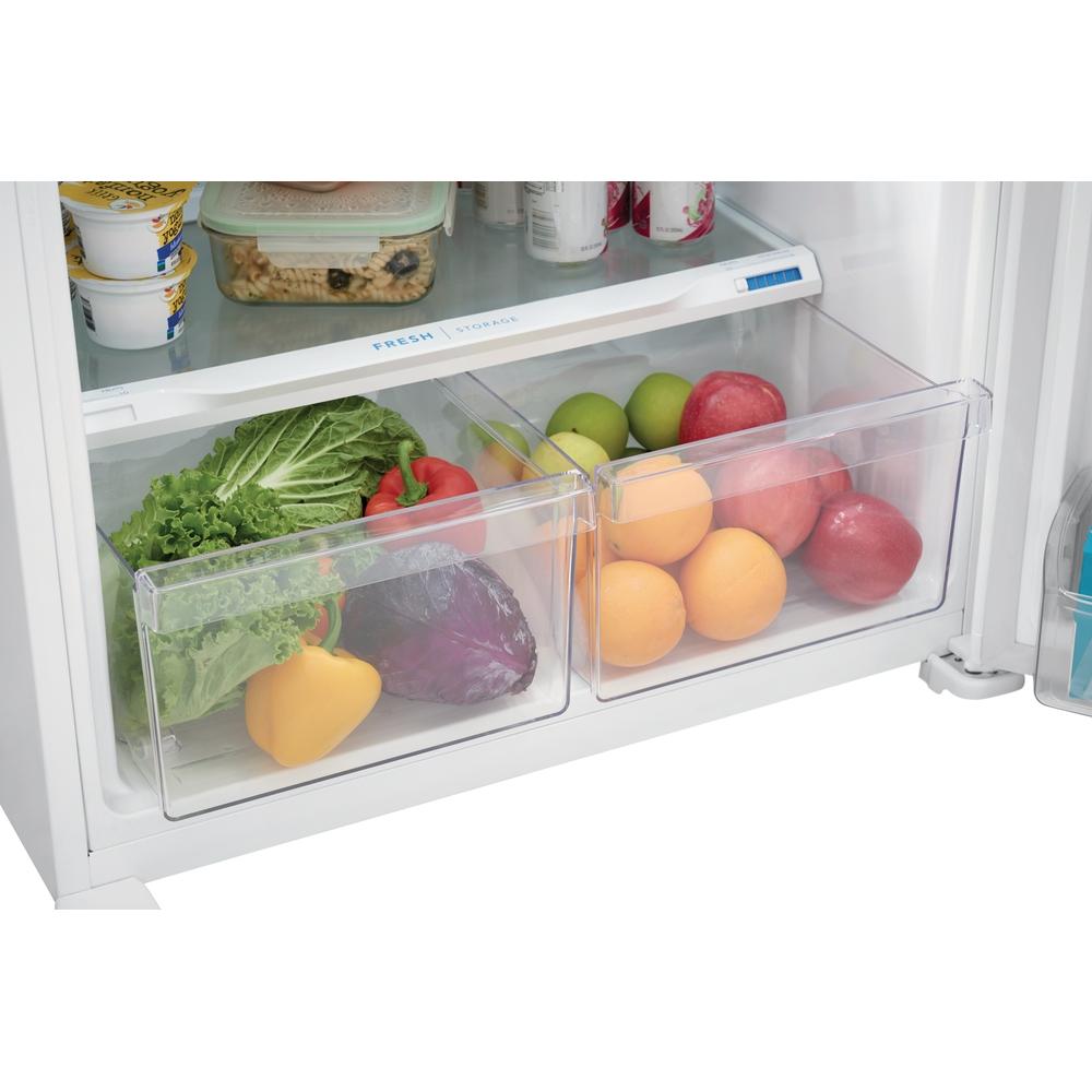 Frigidaire 30-inch, 20 cu.ft. Freestanding Top Freezer Refrigerator FFTR2045VW