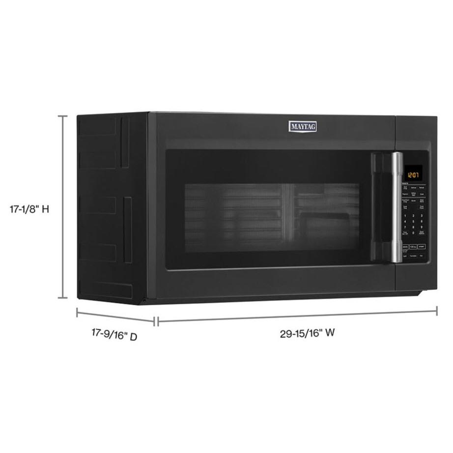 Maytag 30-inch, 1.9 cu.ft. Over-the-Range Microwave Oven with Stainless Steel Interior MMV5227JK