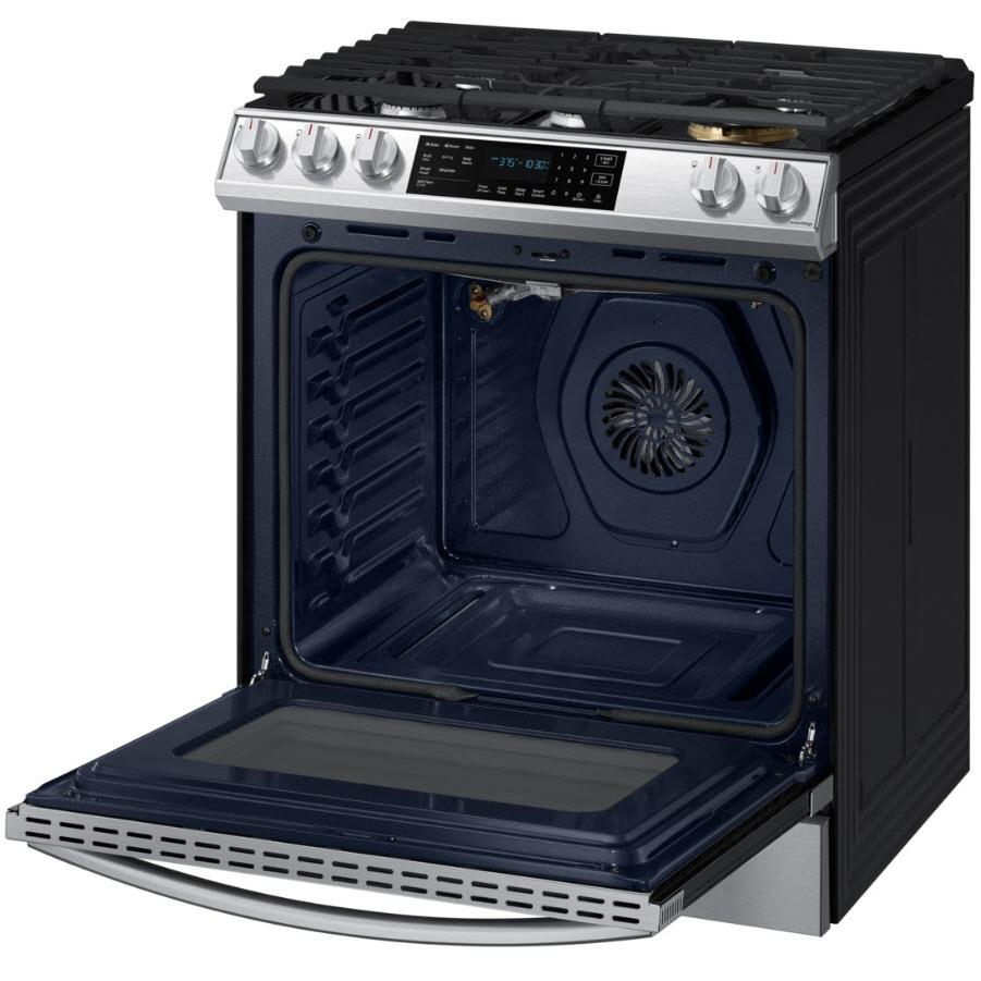 Samsung 30-inch Slide-in Gas Range with Wi-Fi Connect NX60T8511SS/AA