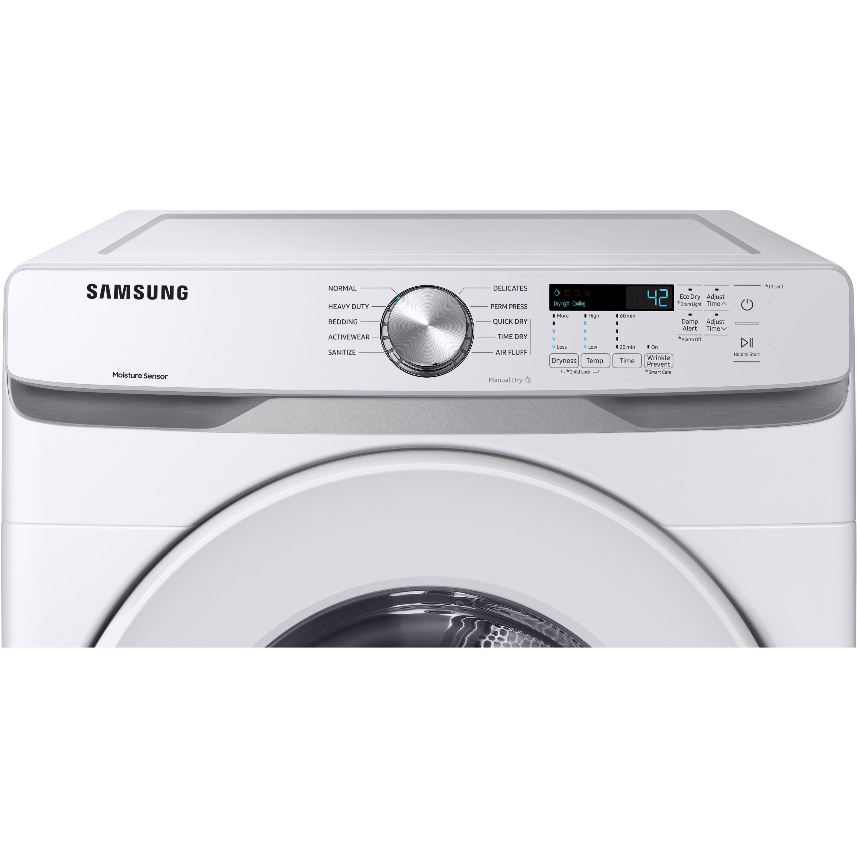 Samsung 7.5 cu.ft. Gas Dryer with Smart Care DVG45T6000W/A3