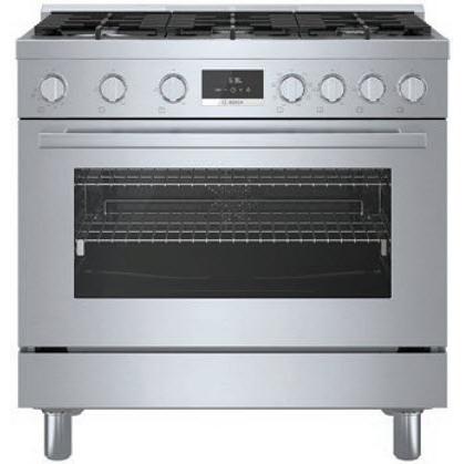 DF36450GSP by Wolf - 36 Dual Fuel Range - 4 Burners and Infrared