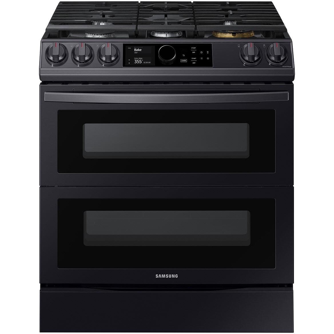 Samsung 30-inch Slide-in Gas Range with Wi-Fi Connectivity NX60T8751SG/AA