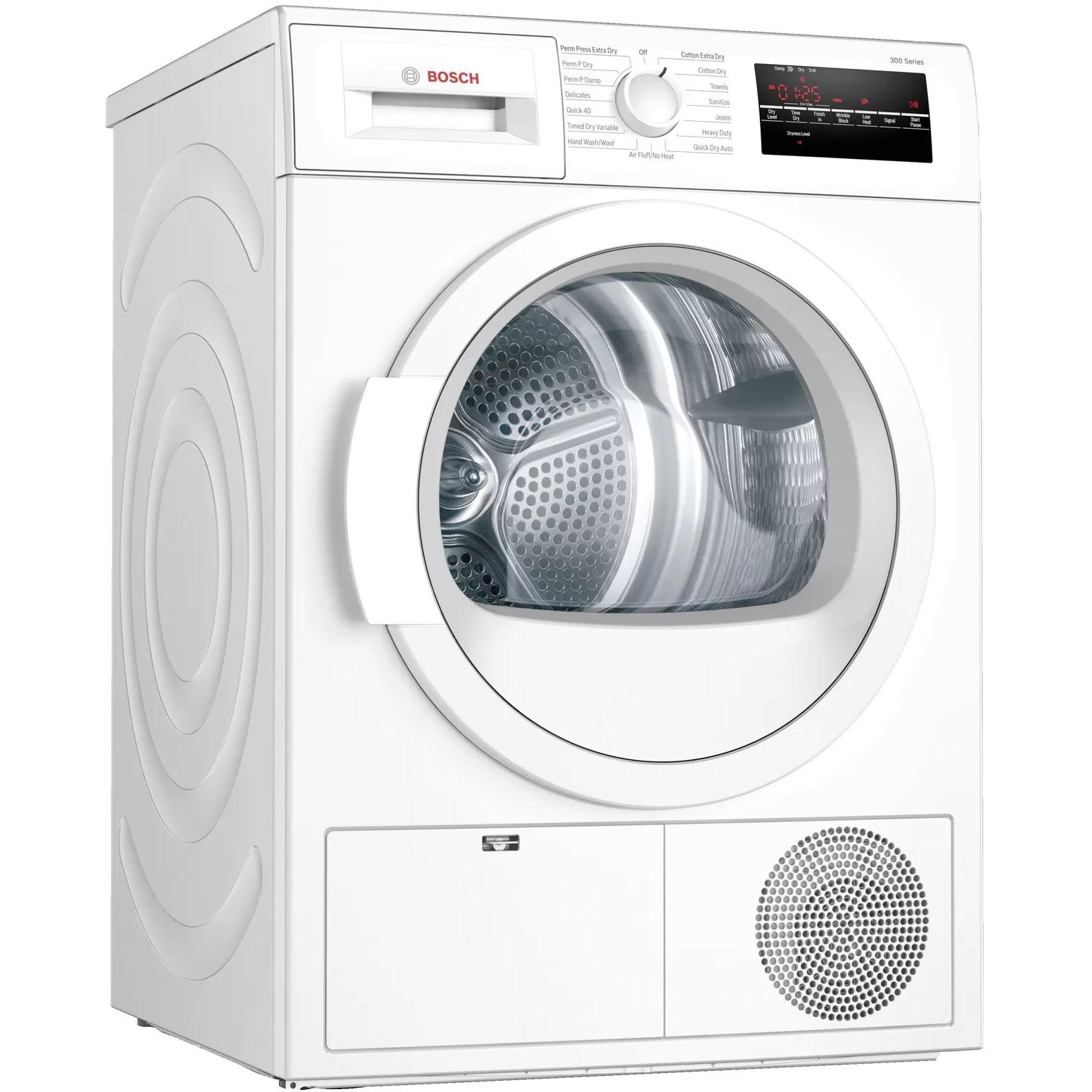 Bosch Electric Dryer with Sanitize Cycle WTG86403UC