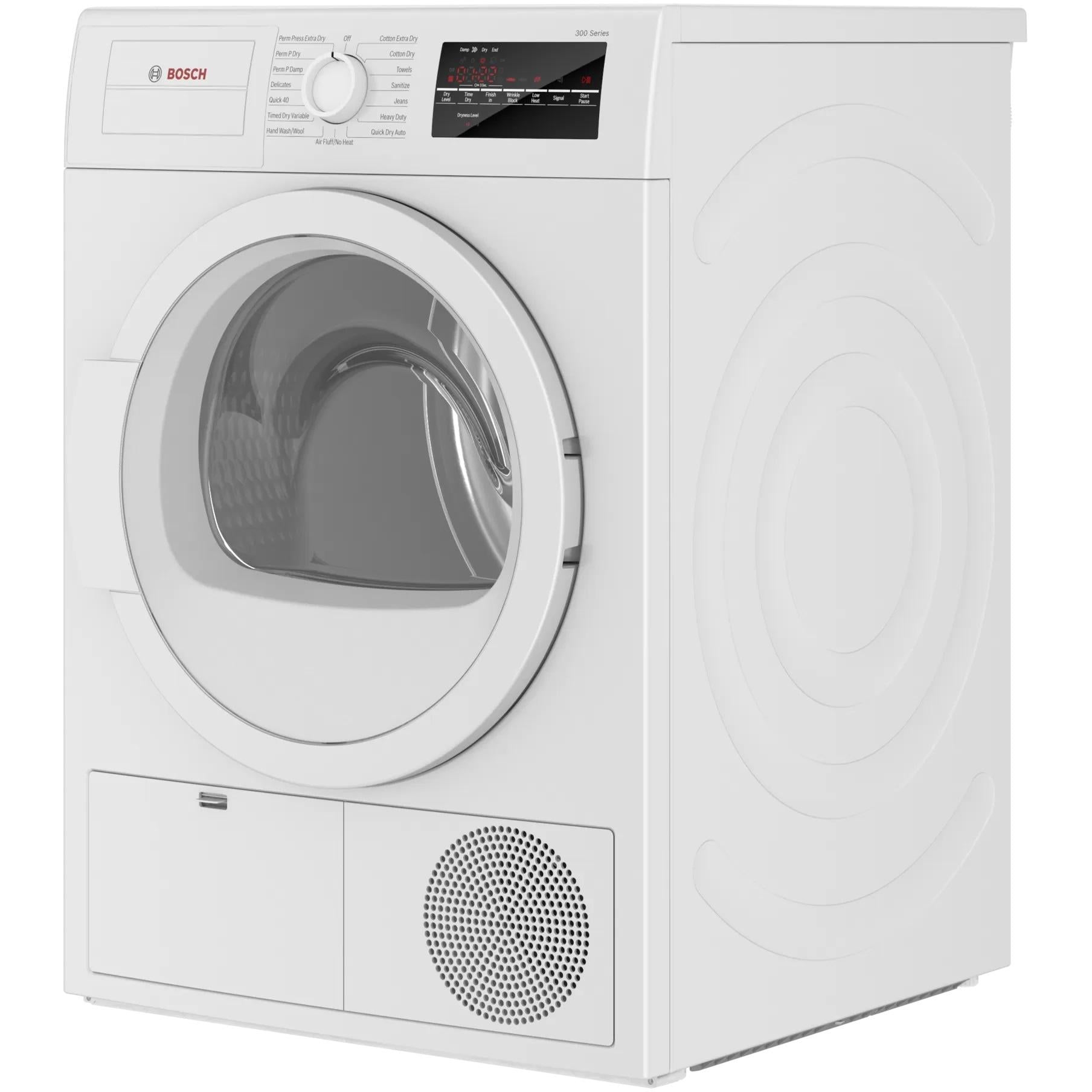 Bosch Electric Dryer with Sanitize Cycle WTG86403UC