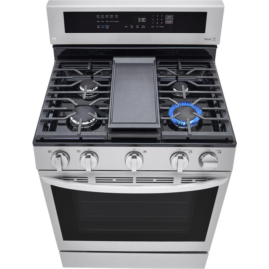 LG 30-inch Freestanding Gas Range with True Convection Technology LRGL5825F