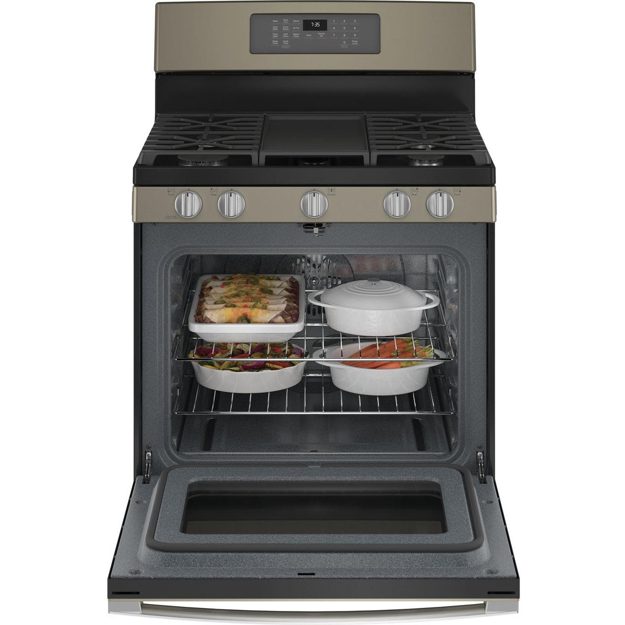 GE 30-inch Freestanding Gas Range with Convection Technology JGB735EPES