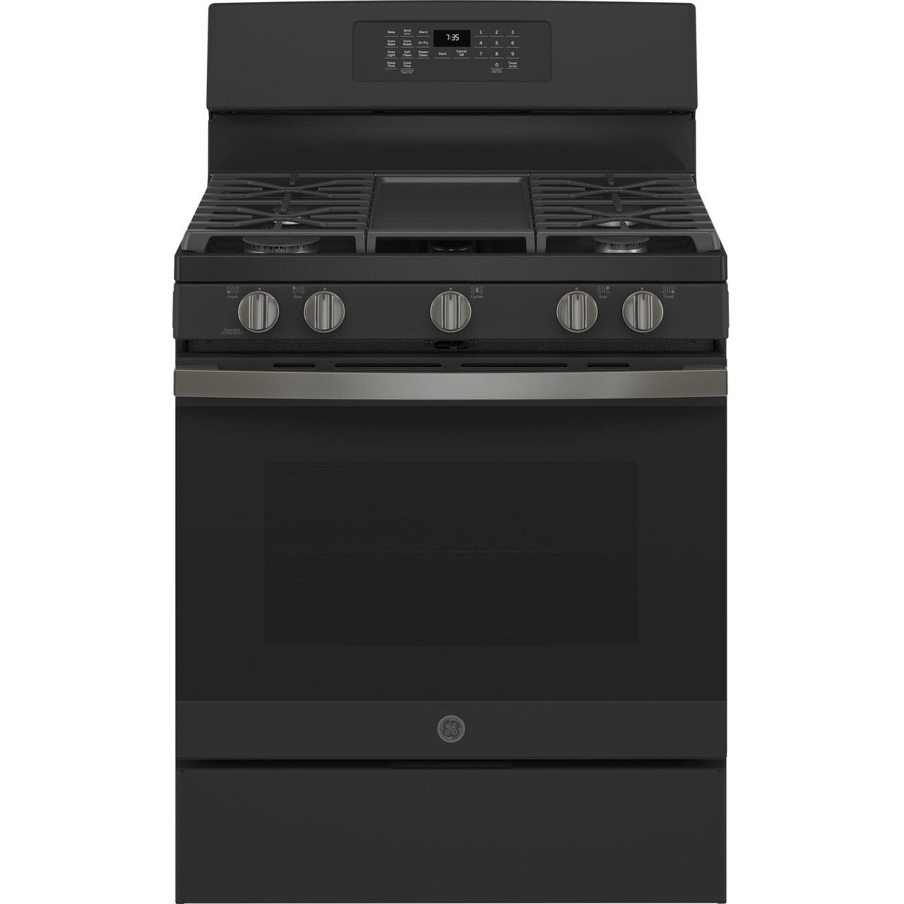 GE 30-inch Freestanding Gas Range with Convection Technology JGB735FPDS