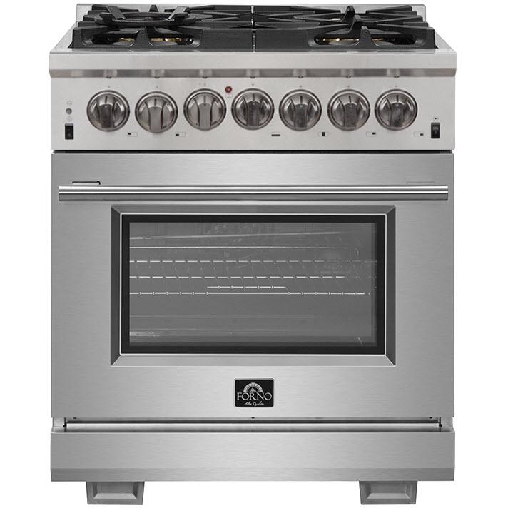 Forno Capriasca Alta Qualita 30-inch Freestanding Dual Fuel Range with Convection Technology FFSGS6187-30