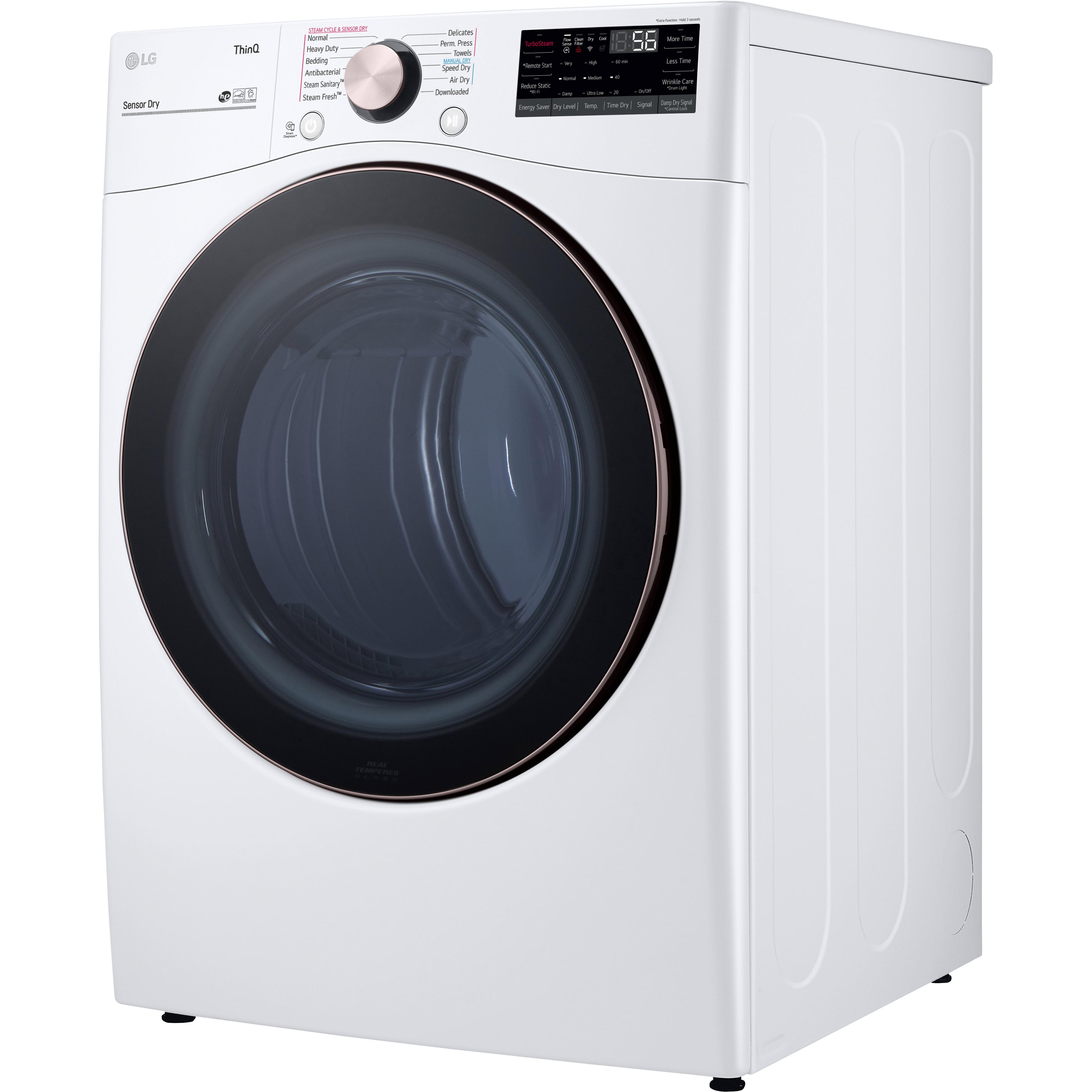 LG 7.4 cu.ft. Electric Dryer with TurboSteam? Technology DLEX4000W