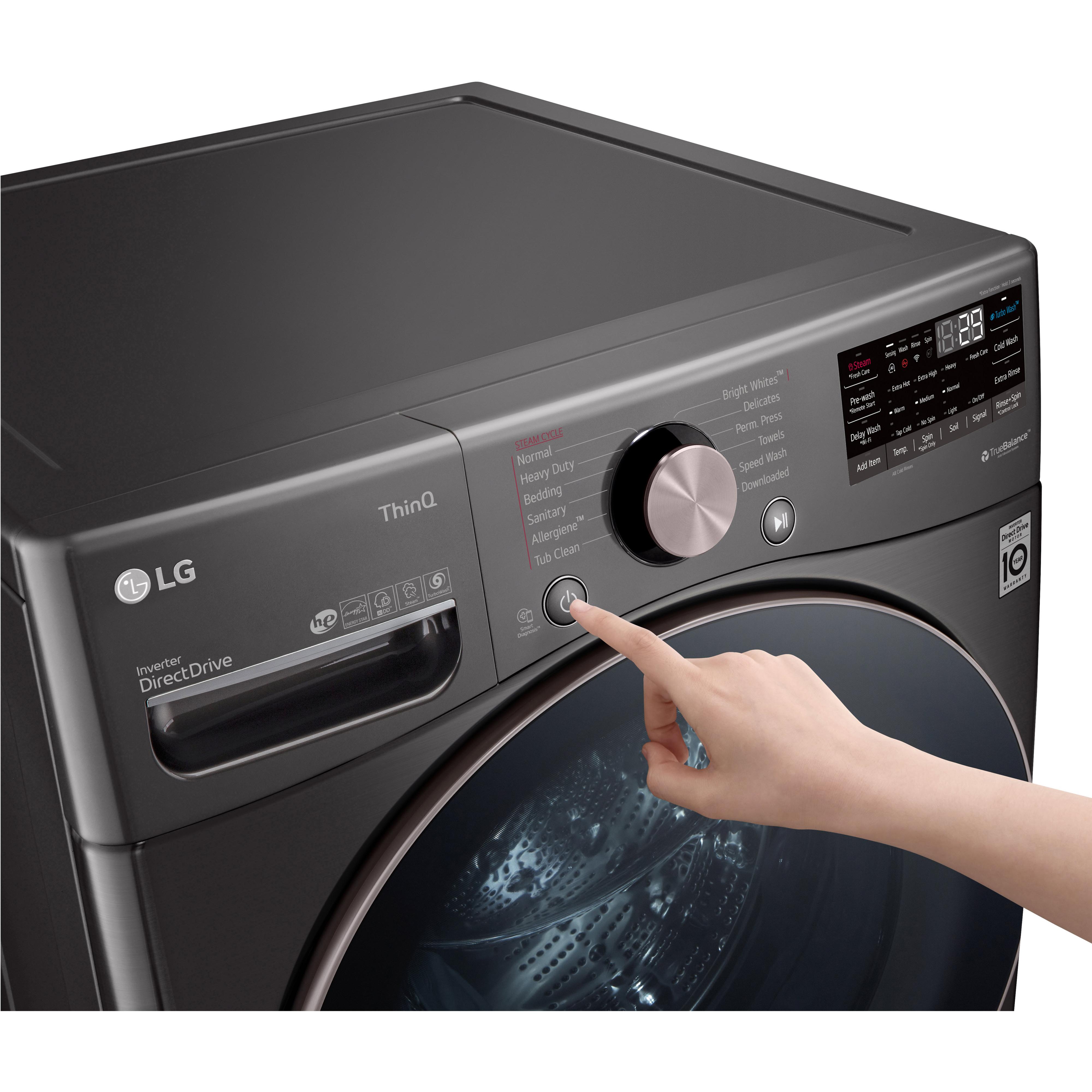 LG 4.5 cu.ft. Front Loading Washer with ColdWash? Technology WM4000HBA