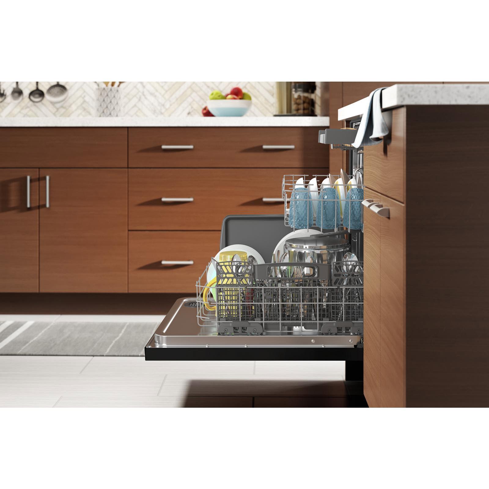 Whirlpool 24-inch Built-in Dishwasher with Sani Rinse Option WDT750SAKB