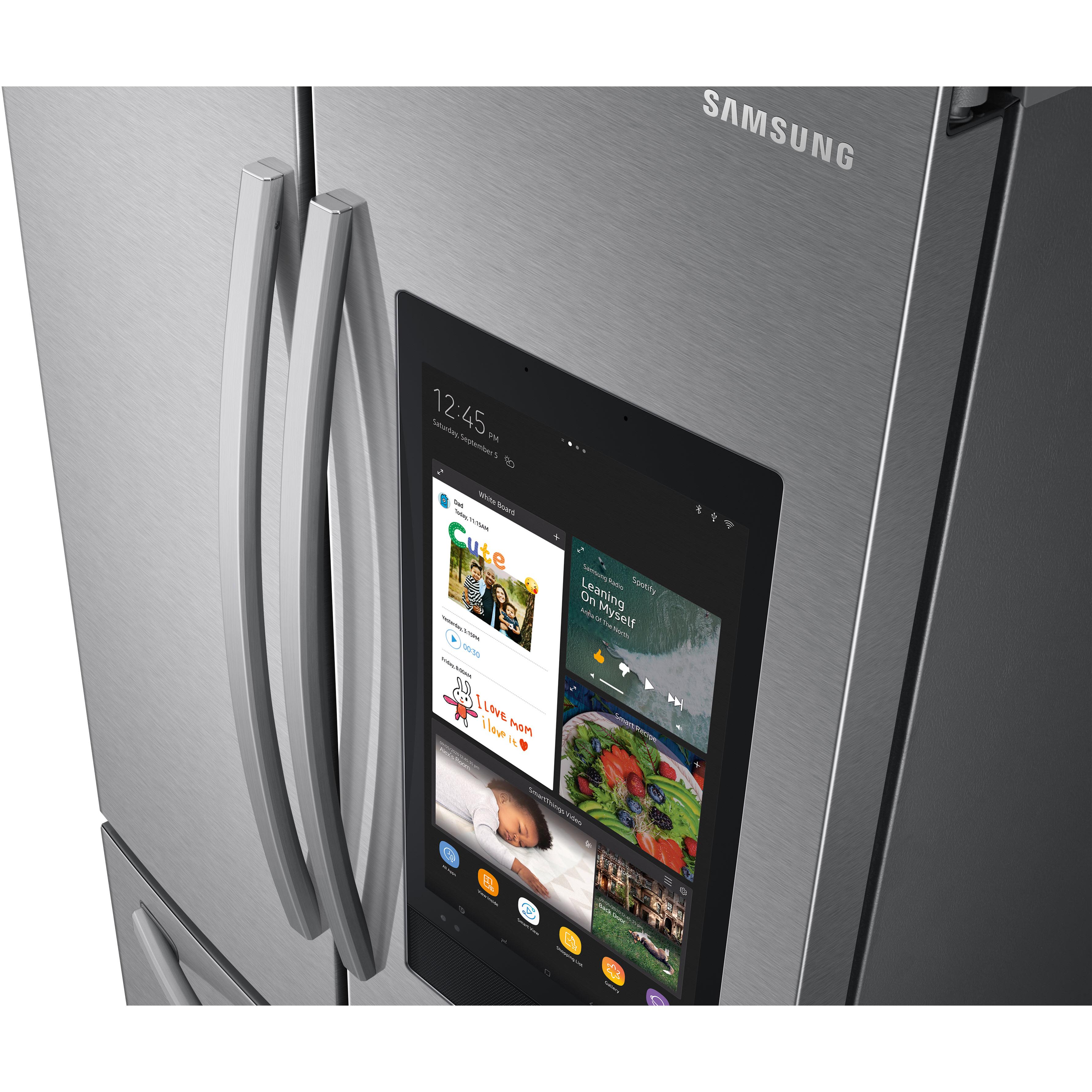 Samsung 36-inch, 27.7 cu.ft. Freestanding French 3-Door Refrigerator with Family Hub? RF28T5F01SR/AA