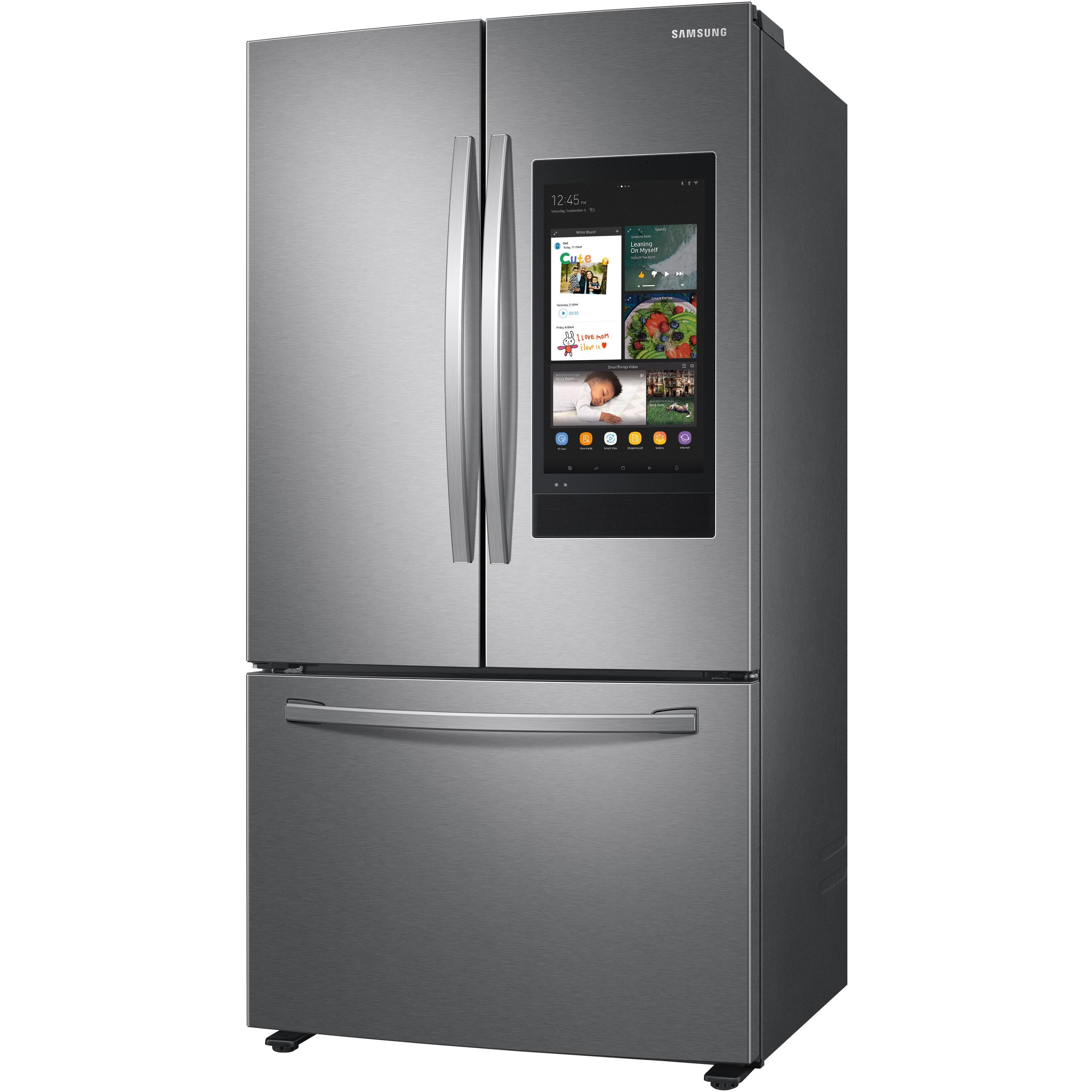 Samsung 36-inch, 27.7 cu.ft. Freestanding French 3-Door Refrigerator with Family Hub? RF28T5F01SR/AA