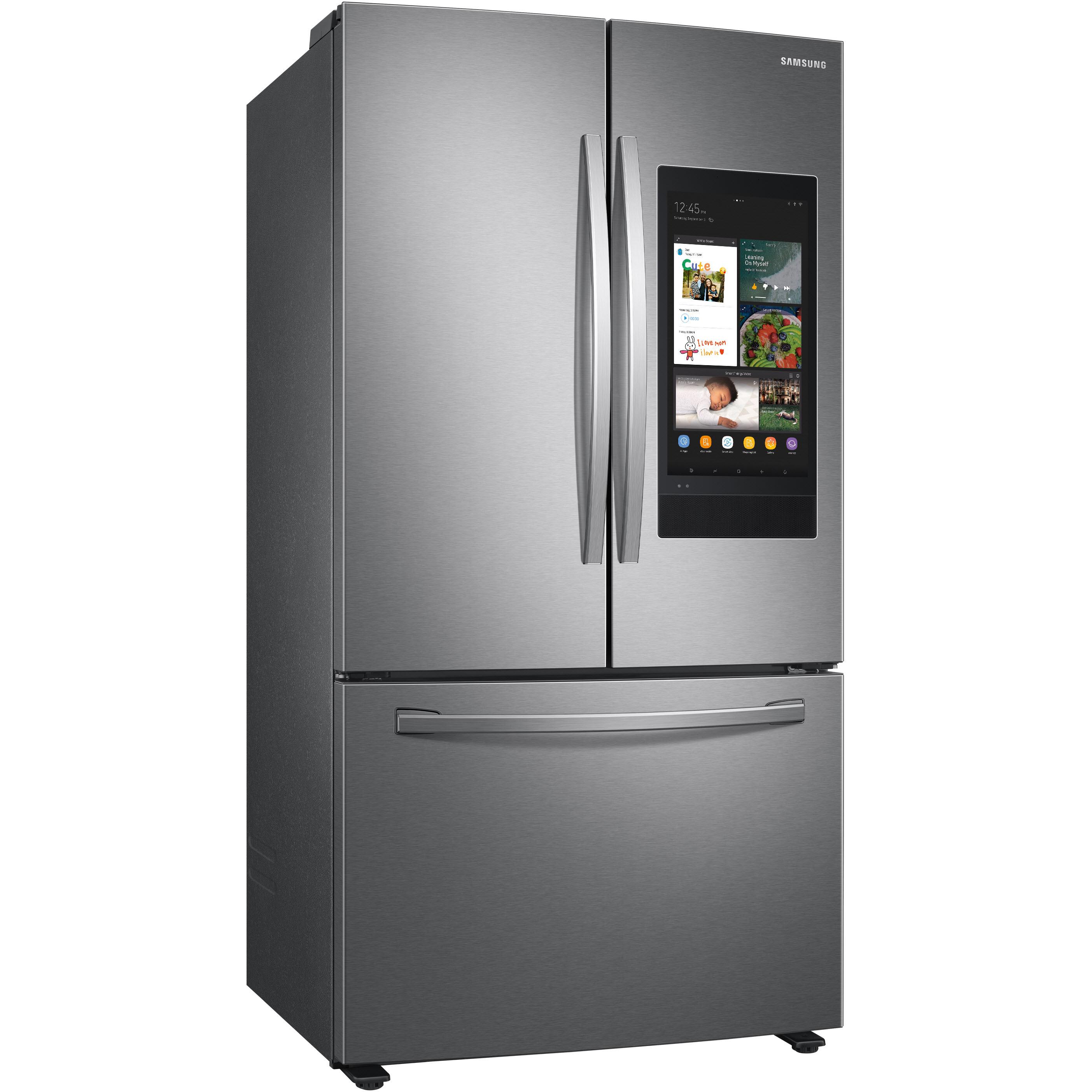 Samsung 36-inch, 27.7 cu.ft. Freestanding French 3-Door Refrigerator with Family Hub? RF28T5F01SR/AA