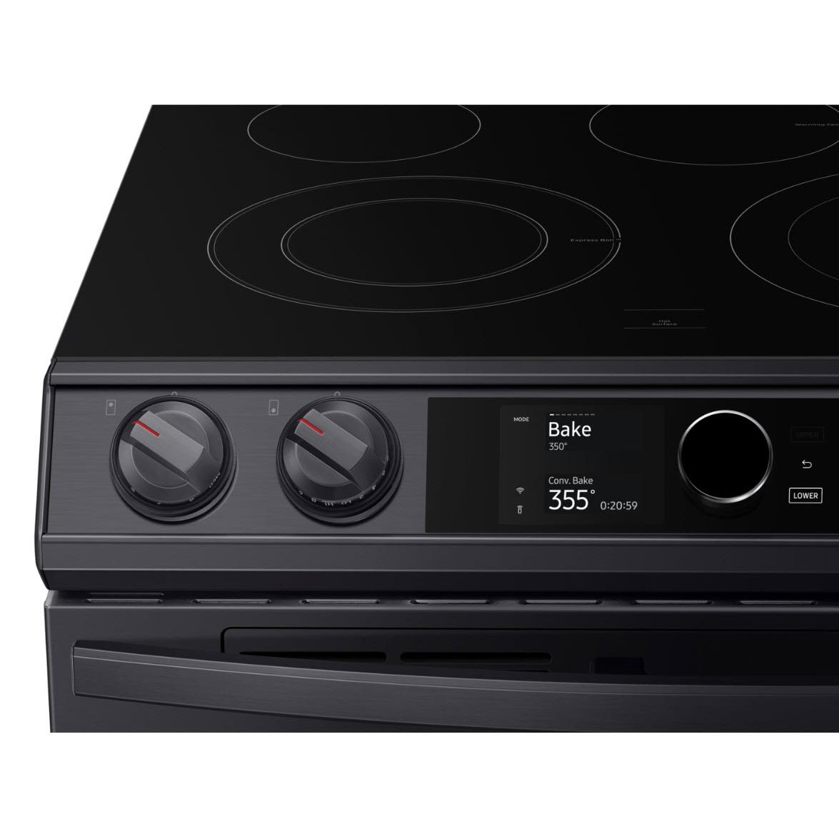Samsung 30-inch Slide-in Electric Range with Wi-Fi Connectivity NE63T8751SG/AA