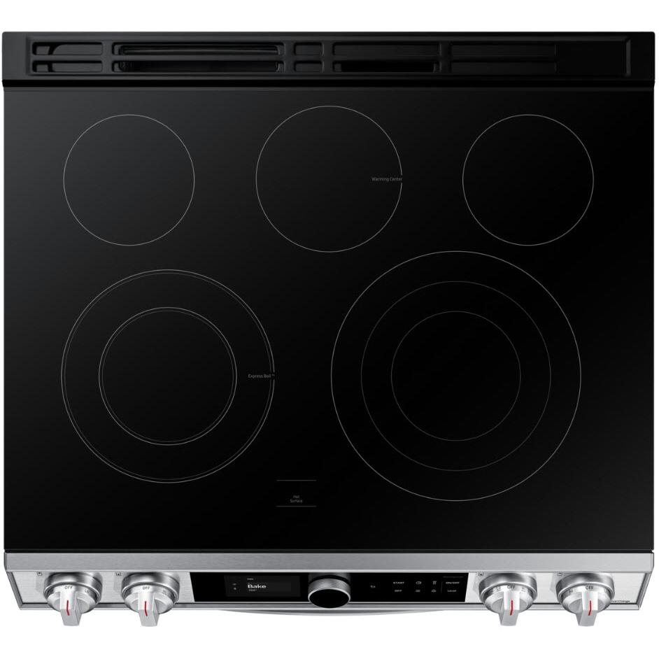 Samsung 30-inch Slide-in Electric Range with Wi-Fi Connectivity NE63T8711SS/AA