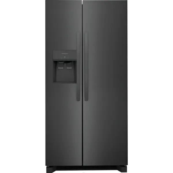 Frigidaire 33-inch, 22.2 cu.ft. Freestanding Side-by-Side Refrigerator with Ice and Water Dispensing System FRSS2323AD