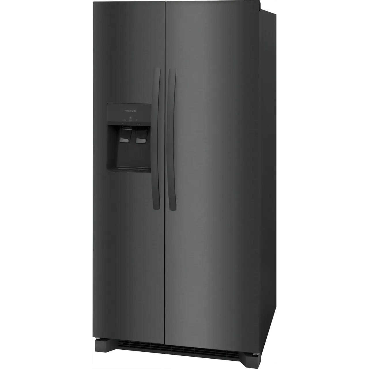 Frigidaire 33-inch, 22.2 cu.ft. Freestanding Side-by-Side Refrigerator with Ice and Water Dispensing System FRSS2323AD