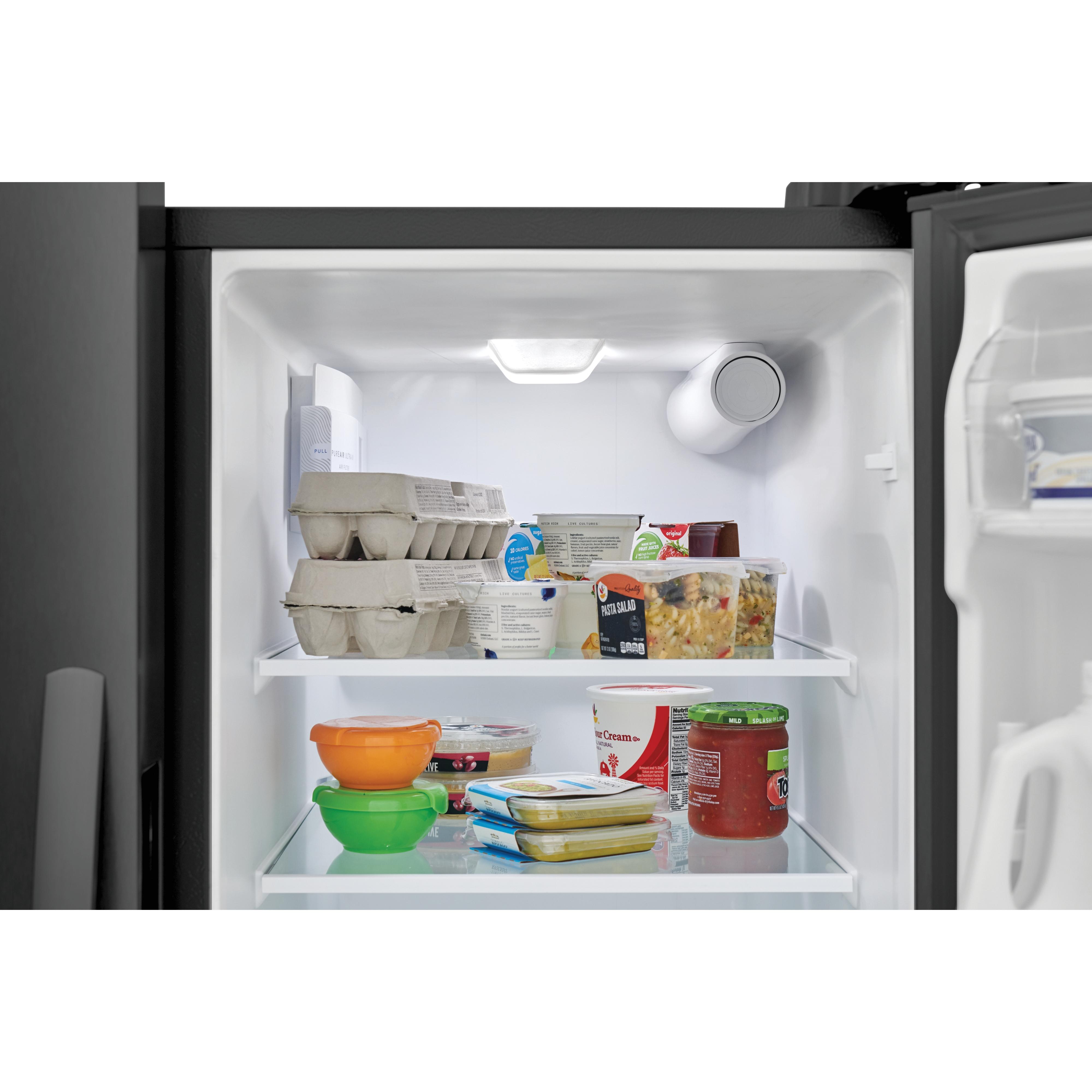 Frigidaire 36-inch, 25.6 cu.ft. Freestanding Side-by-Side Refrigerator with Ice and Water Dispensing System FRSS2623AD