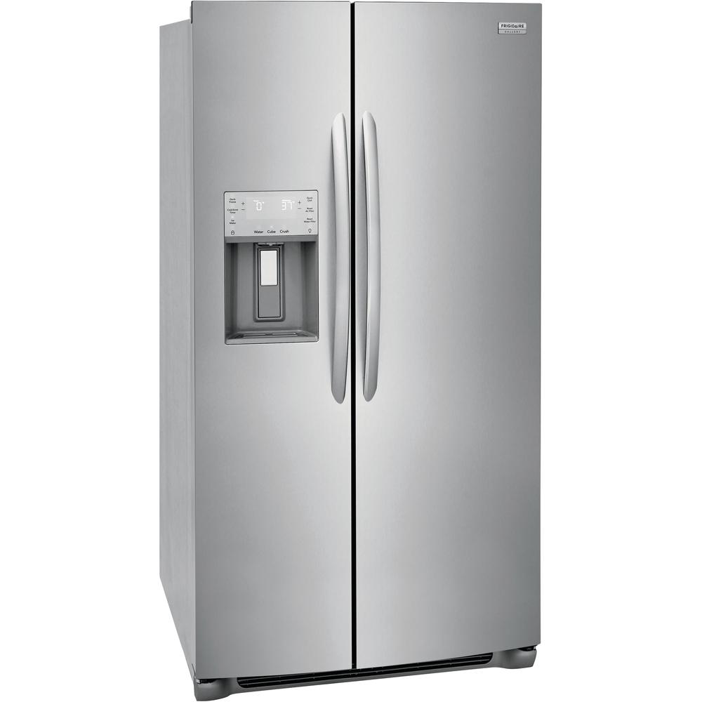 Frigidaire Gallery 36-inch, 25.6 cu.ft. Freestanding Side-by-Side Refrigerator with Ice and Water Dispensing System GRSS2652AF