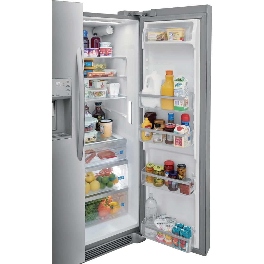 Frigidaire Gallery 36-inch, 25.6 cu.ft. Freestanding Side-by-Side Refrigerator with Ice and Water Dispensing System GRSS2652AF