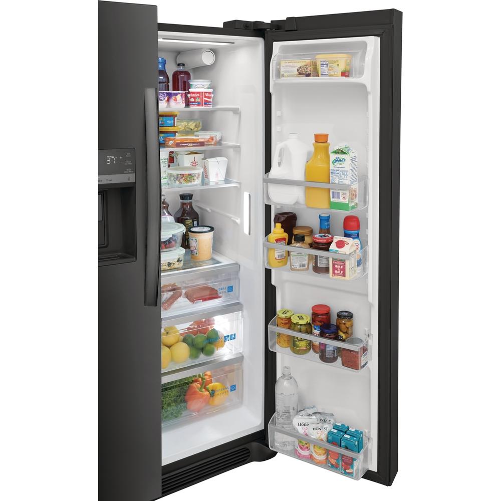 Frigidaire Gallery 36-inch, 25.6 cu.ft. Freestanding Side-by-Side Refrigerator with Ice and Water Dispensing System GRSS2652AD