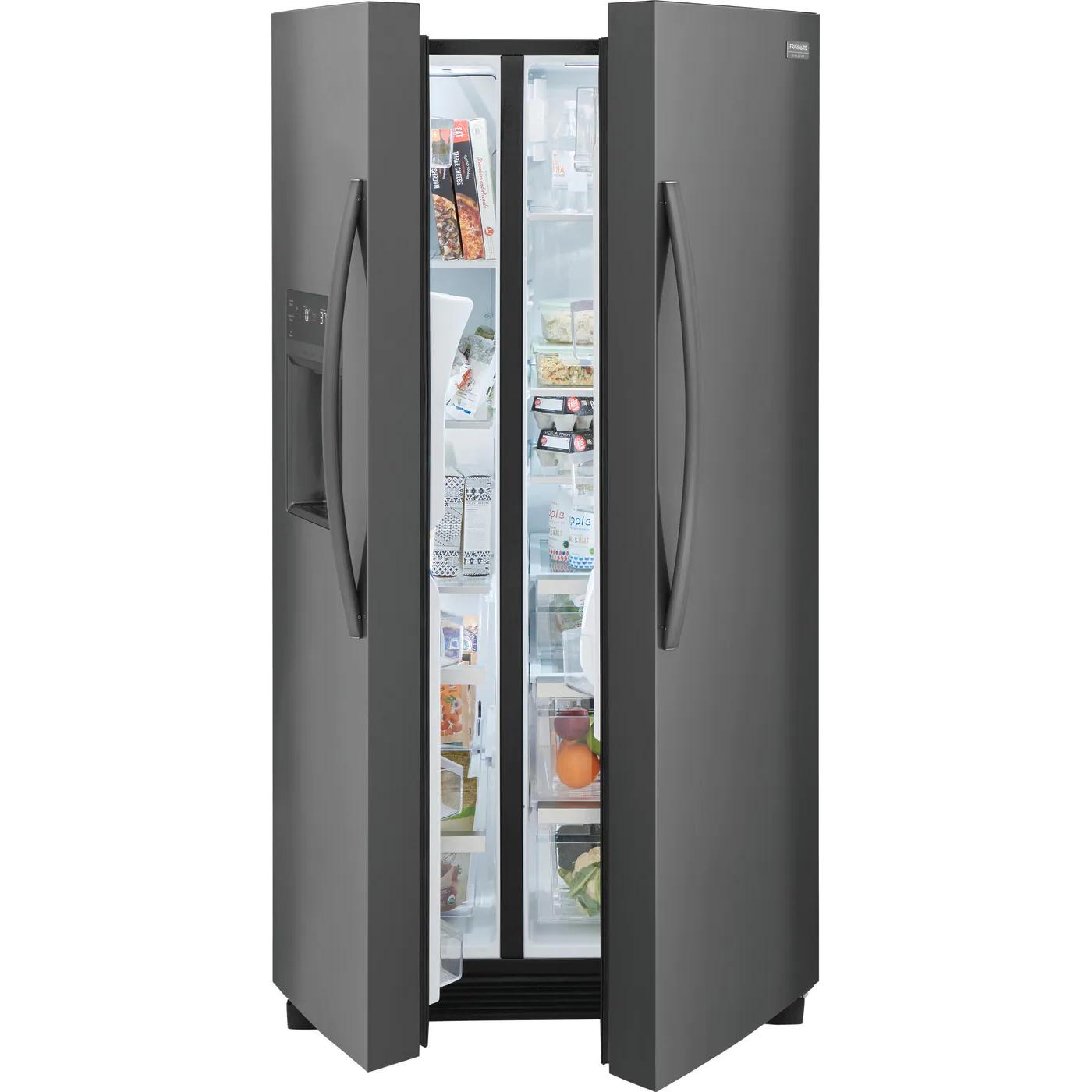 Frigidaire Gallery 36-inch, 22.3 cu.ft. Counter-Depth Side-by-Side Refrigerator with Ice and Water Dispensing System GRSC2352AD