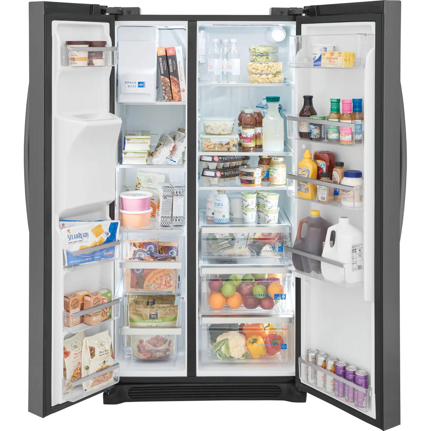 Frigidaire Gallery 36-inch, 22.3 cu.ft. Counter-Depth Side-by-Side Refrigerator with Ice and Water Dispensing System GRSC2352AD